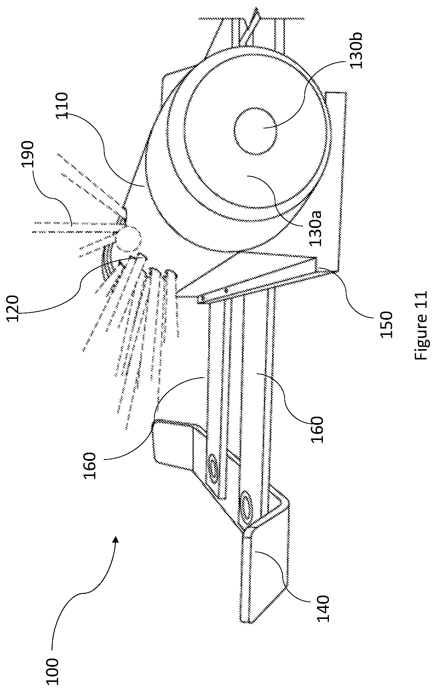 Patent US12102855 Figure 11 – Electric vehicle under body spray nozzle