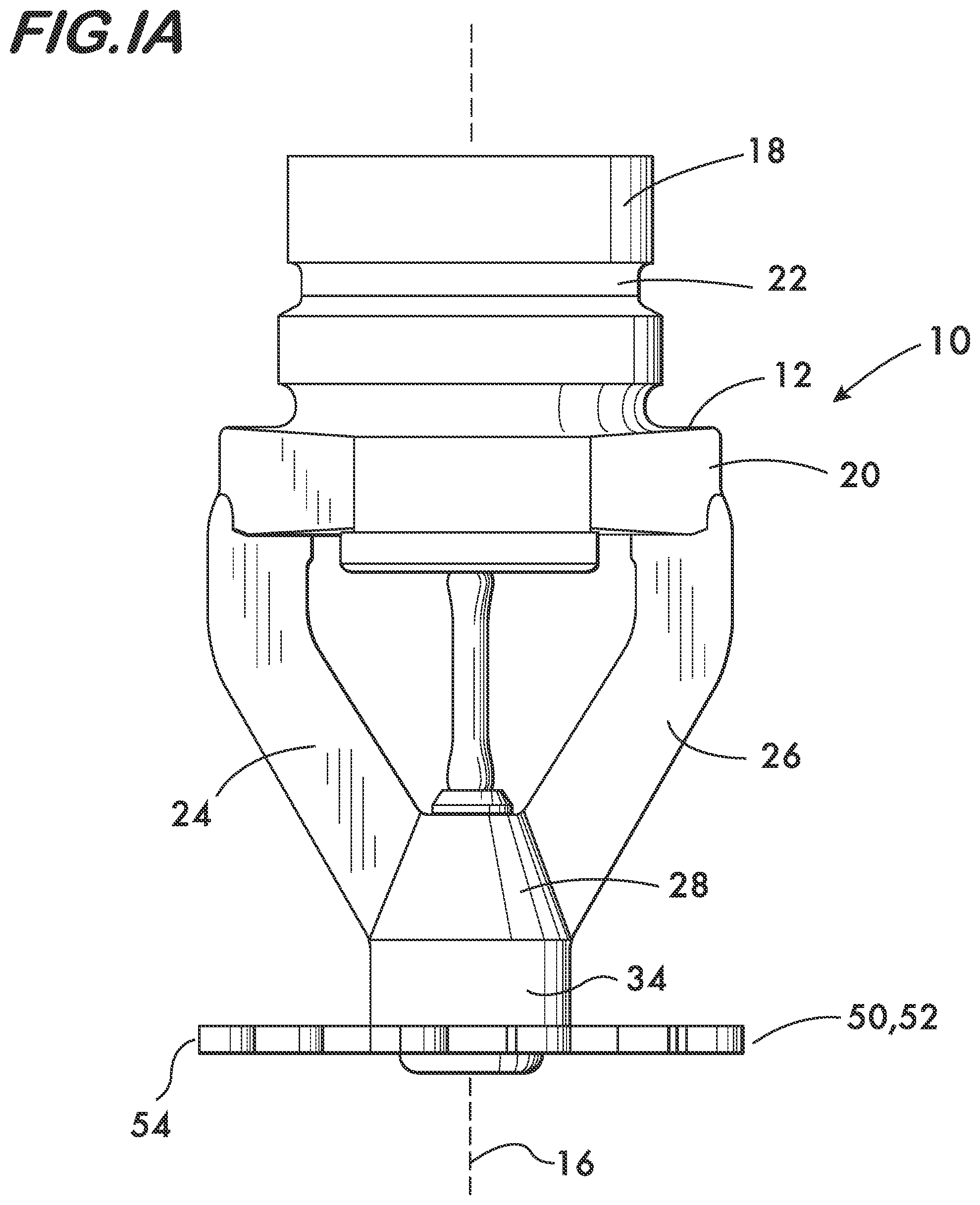 Patent US12102857 Figure 2 – Fire suppression sprinkler and deflector