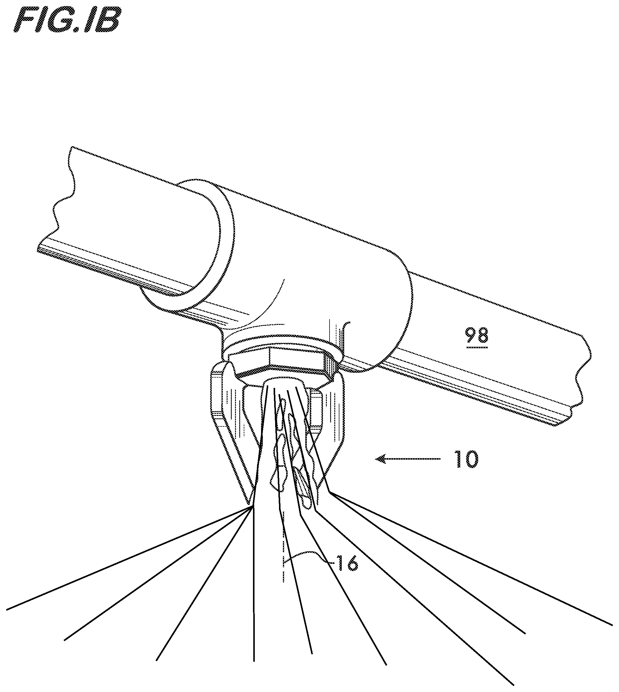 Patent US12102857 Figure 3 – Fire suppression sprinkler and deflector