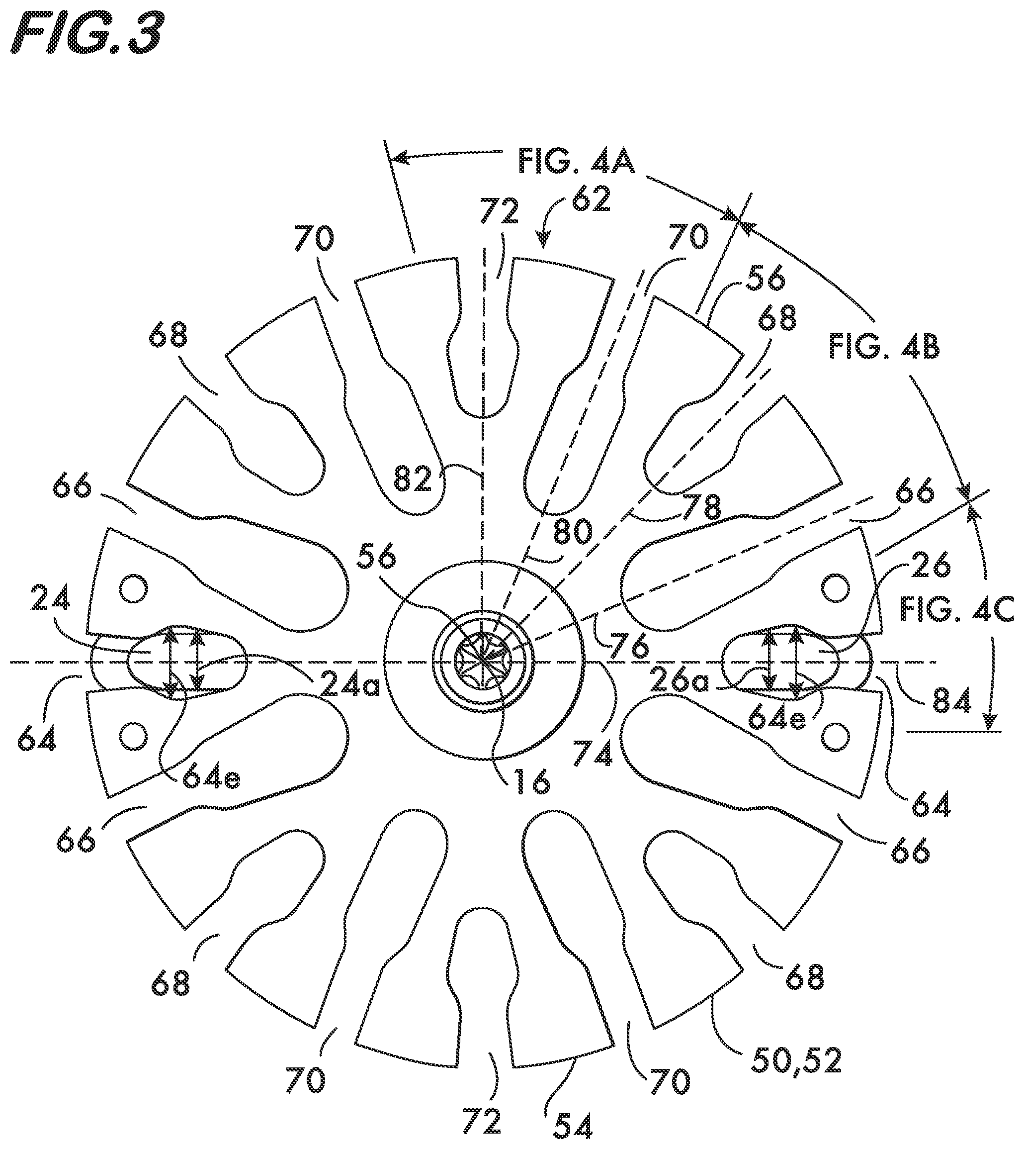 Patent US12102857 Figure 5 – Fire suppression sprinkler and deflector