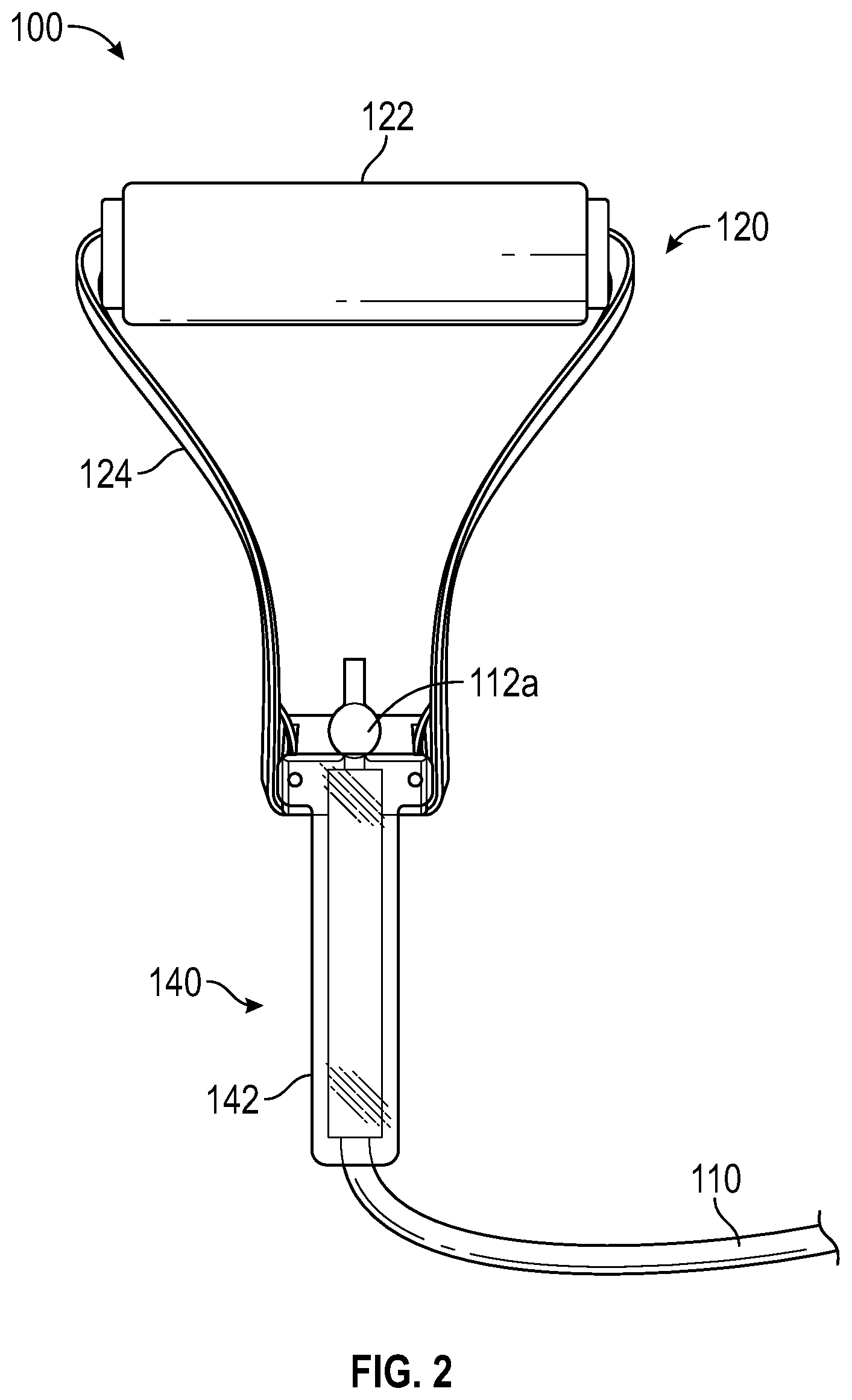 Patent US12102862 Figure 2 – Remote-sensing, bluetooth-enabled resistance exercise band