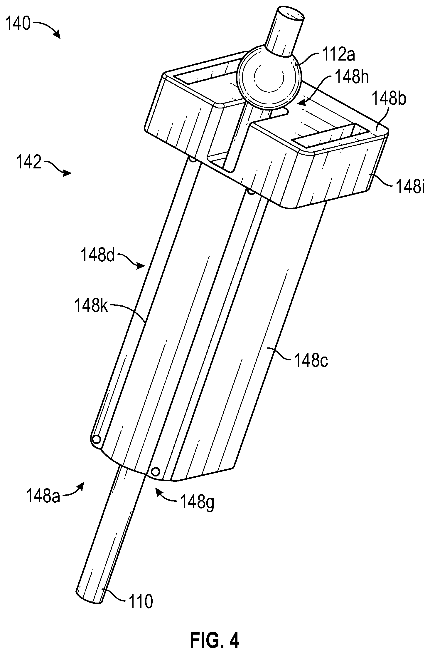 Patent US12102862 Figure 4 – Remote-sensing, bluetooth-enabled resistance exercise band