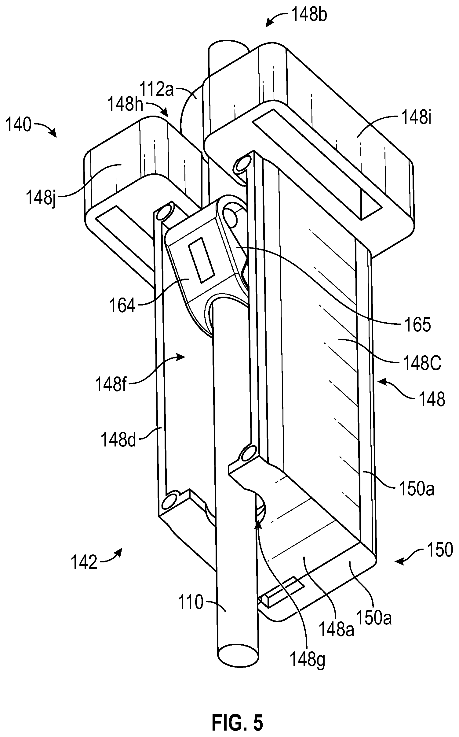 Patent US12102862 Figure 5 – Remote-sensing, bluetooth-enabled resistance exercise band