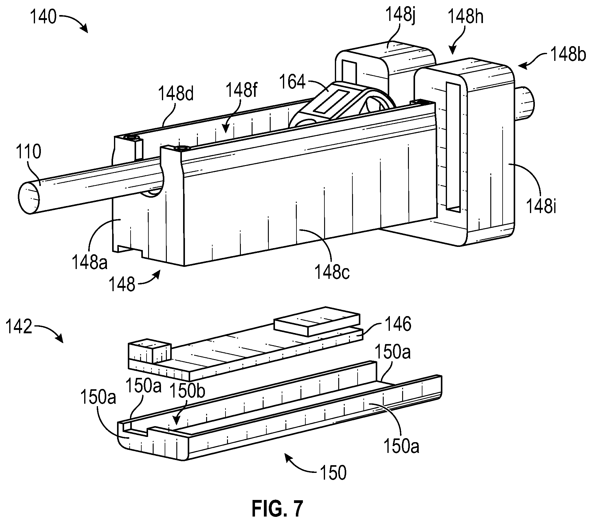 Patent US12102862 Figure 7 – Remote-sensing, bluetooth-enabled resistance exercise band