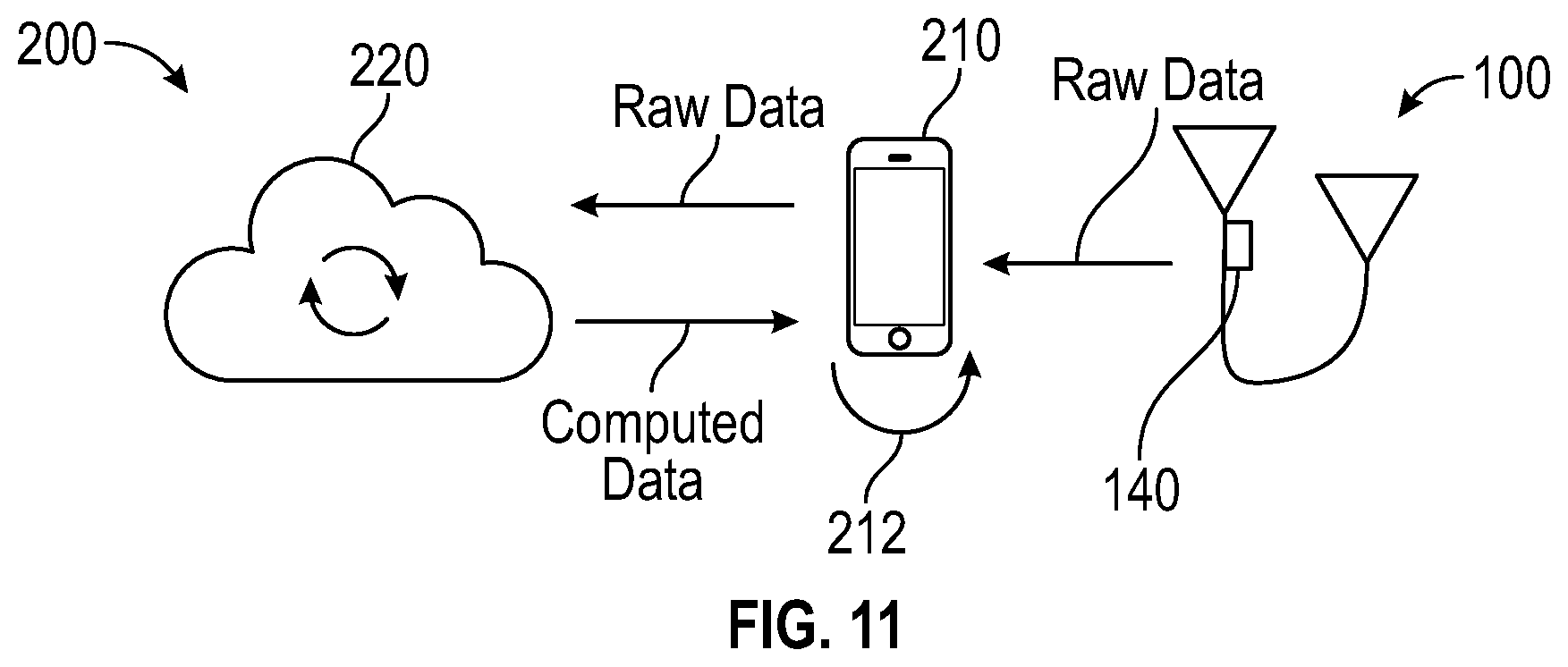 Patent US12102862 Figure 10 – Remote-sensing, bluetooth-enabled resistance exercise band