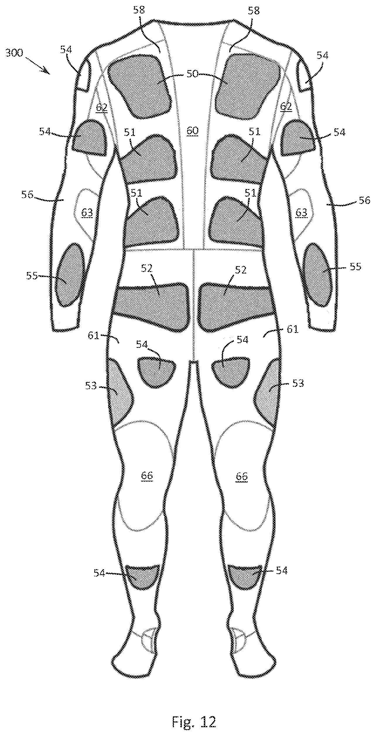 Patent US12102865 Figure 10 – Sports training and physiotherapy garments