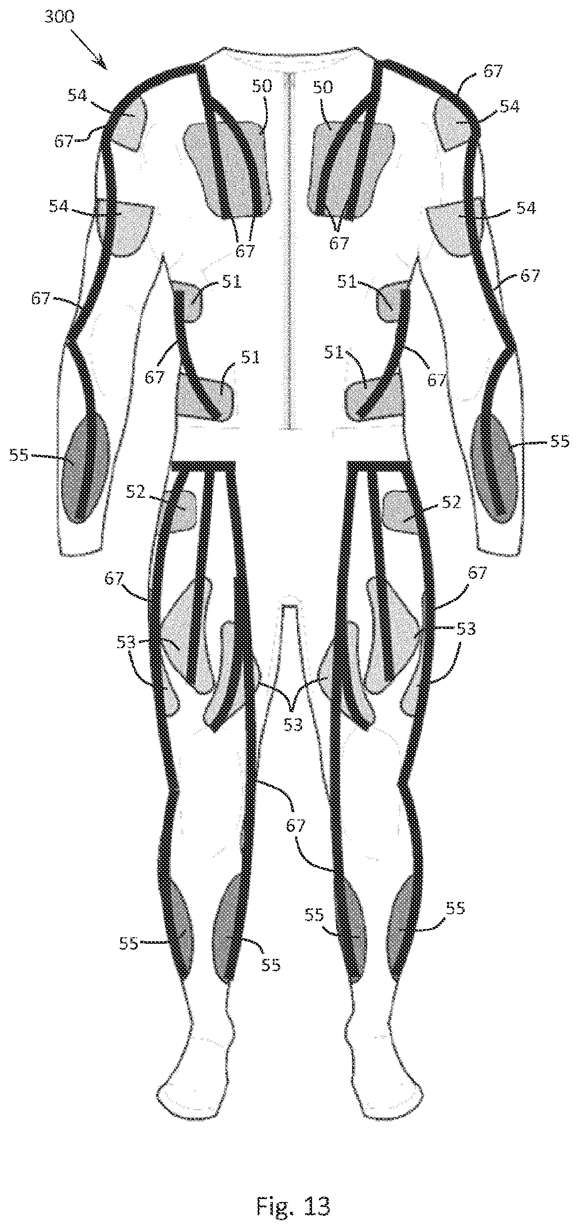 Patent US12102865 Figure 11 – Sports training and physiotherapy garments