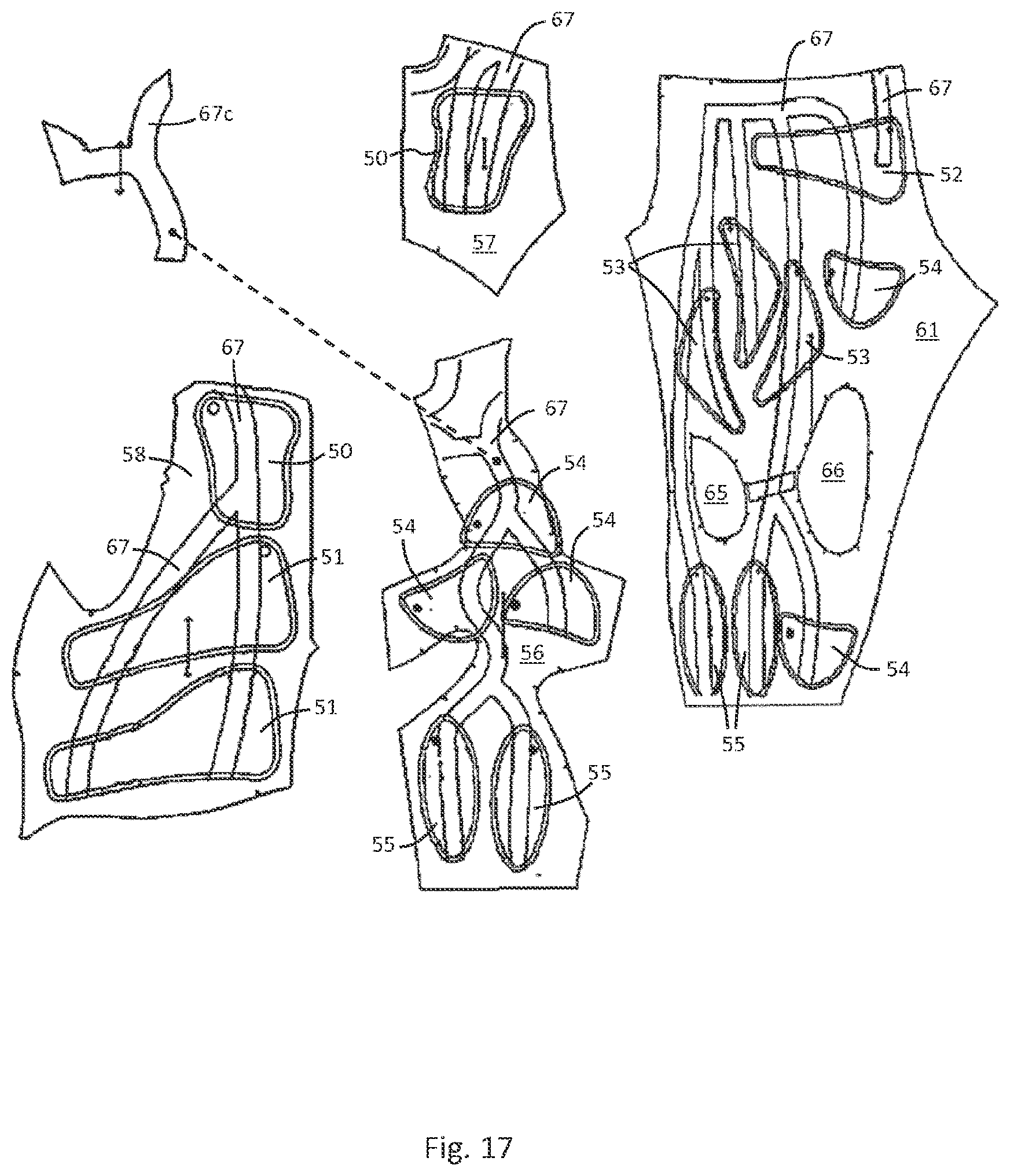 Patent US12102865 Figure 15 – Sports training and physiotherapy garments