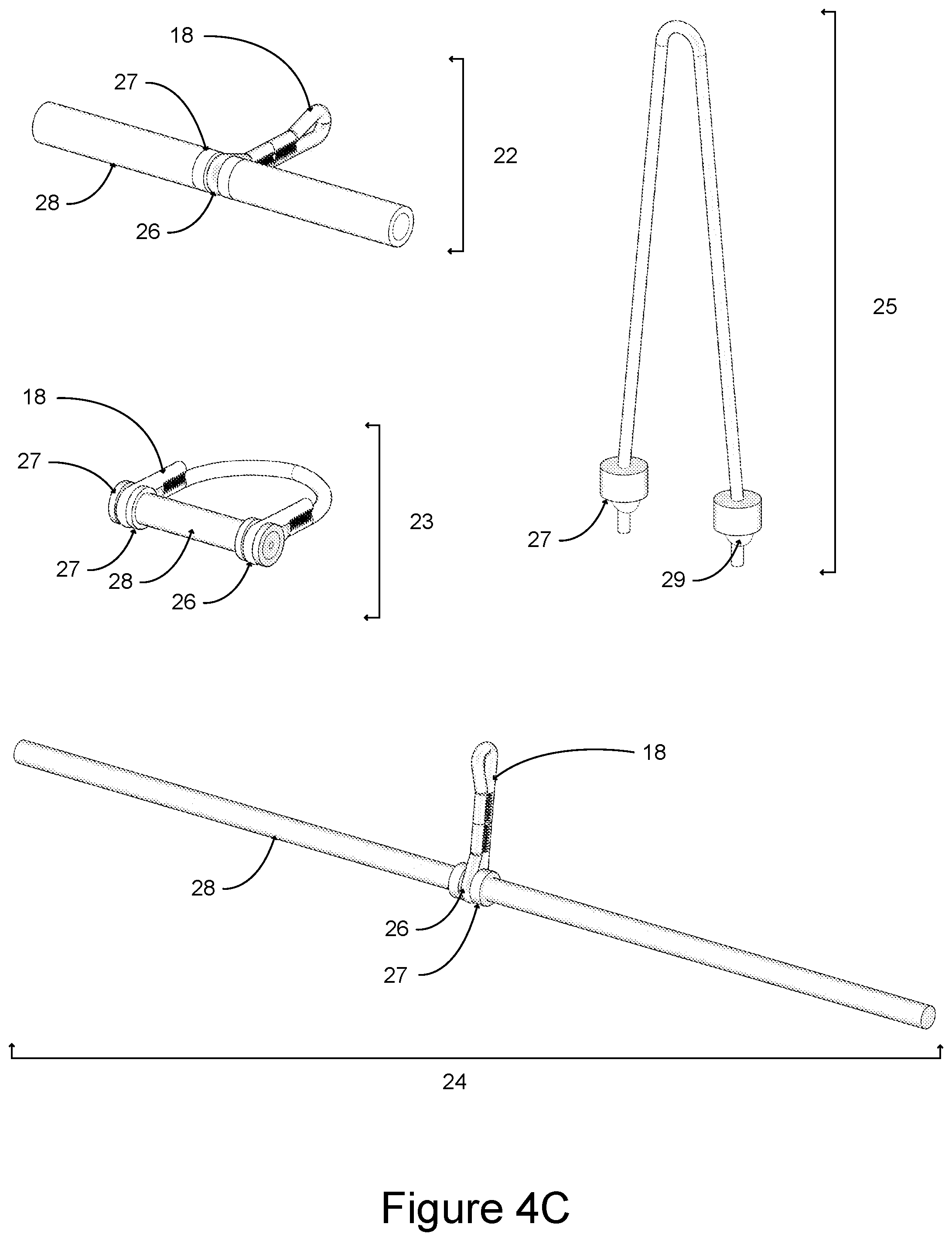 Patent US12102867 Figure 6 – Multi-use fitness device and method