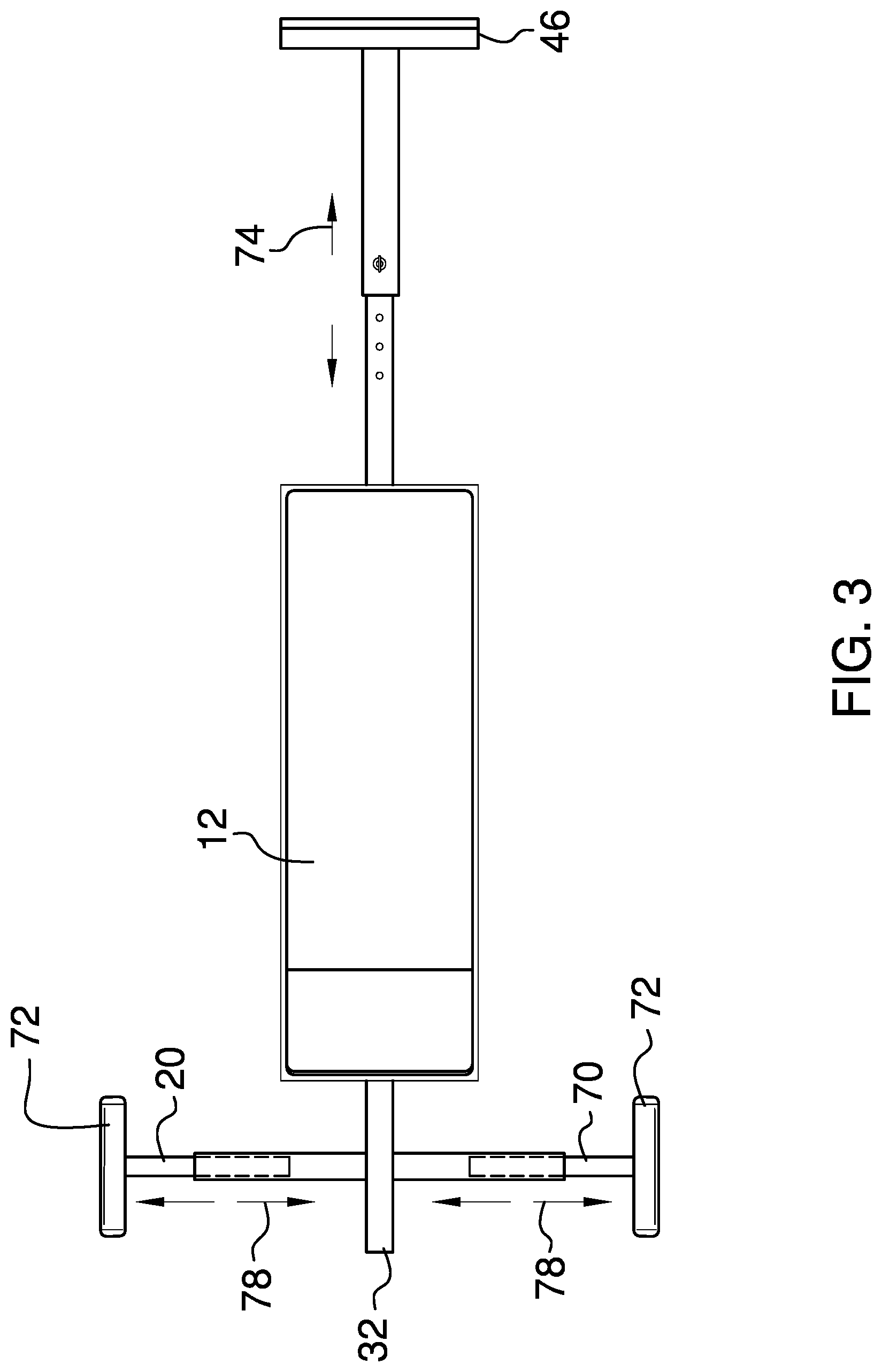 Patent US12102868 Figure 3 – Adjustable modified exercise bench device