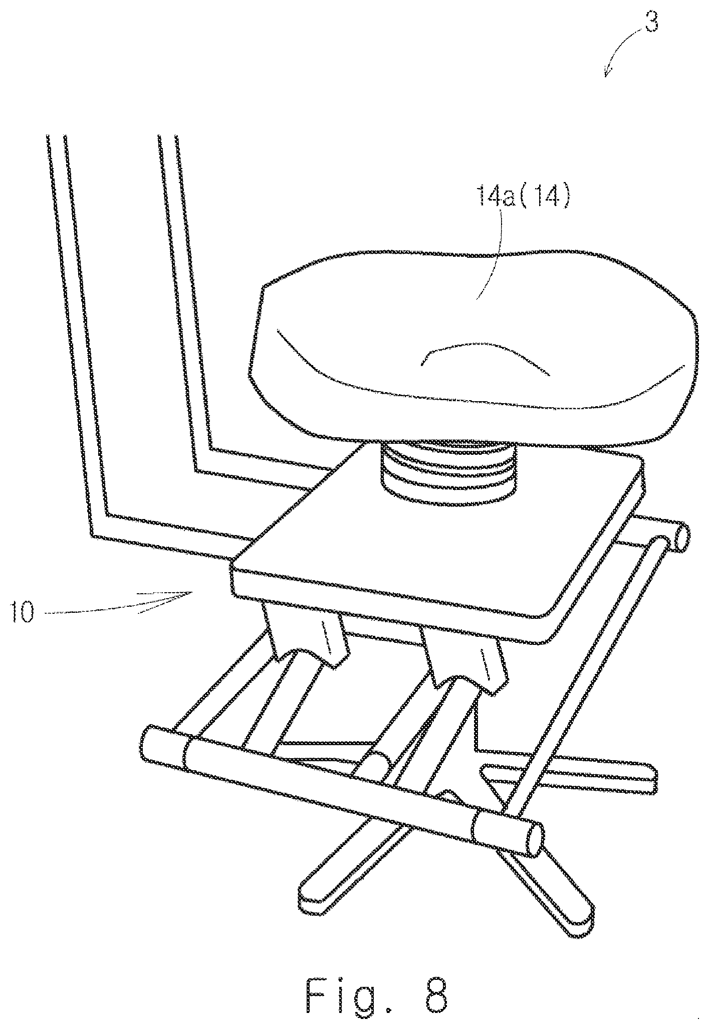Patent US12102870 Figure 8 – Rowing exercise system