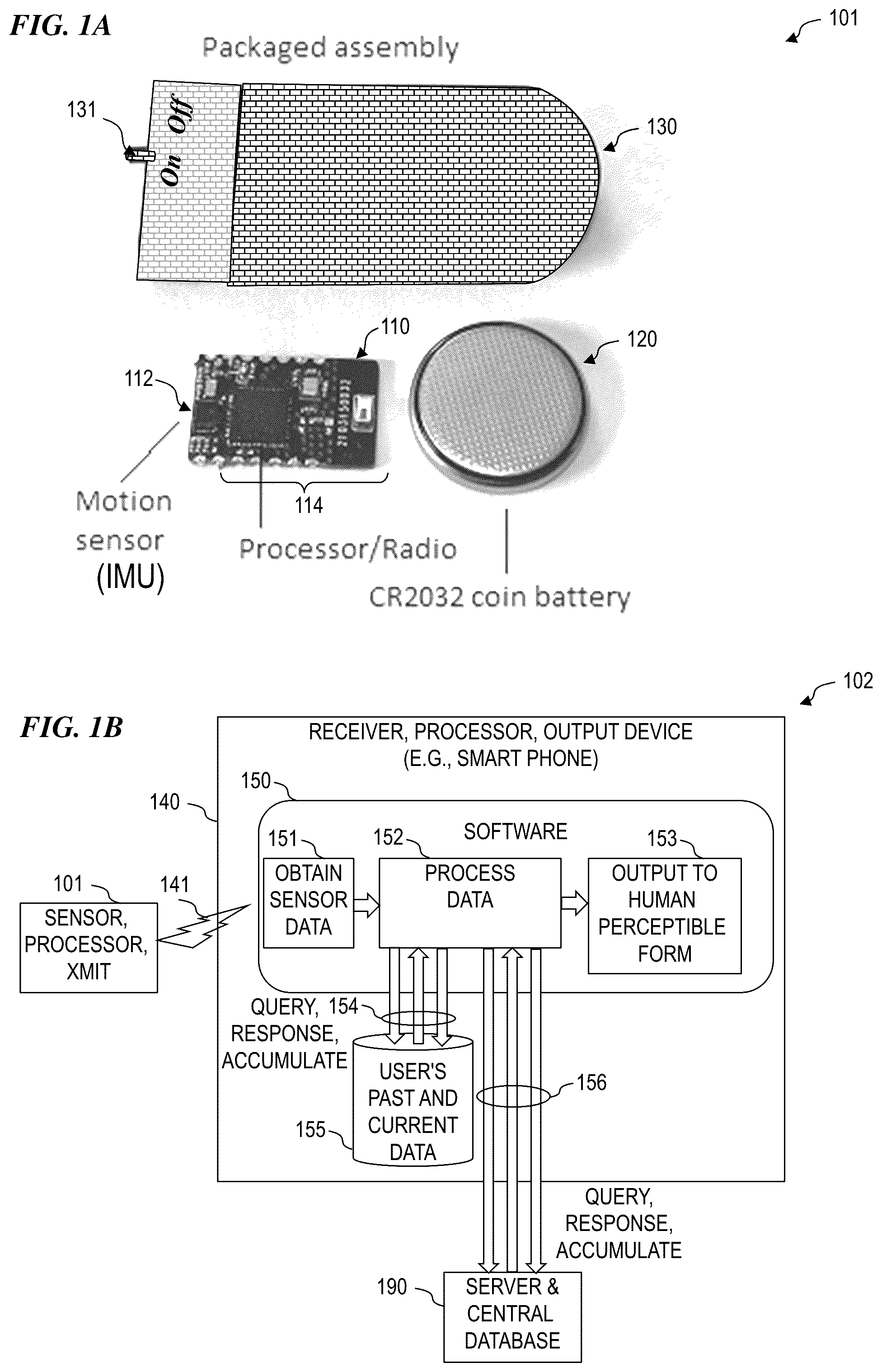 Patent US12102872 Figure 1 – Apparatus and method for monitoring and improving athletic performance