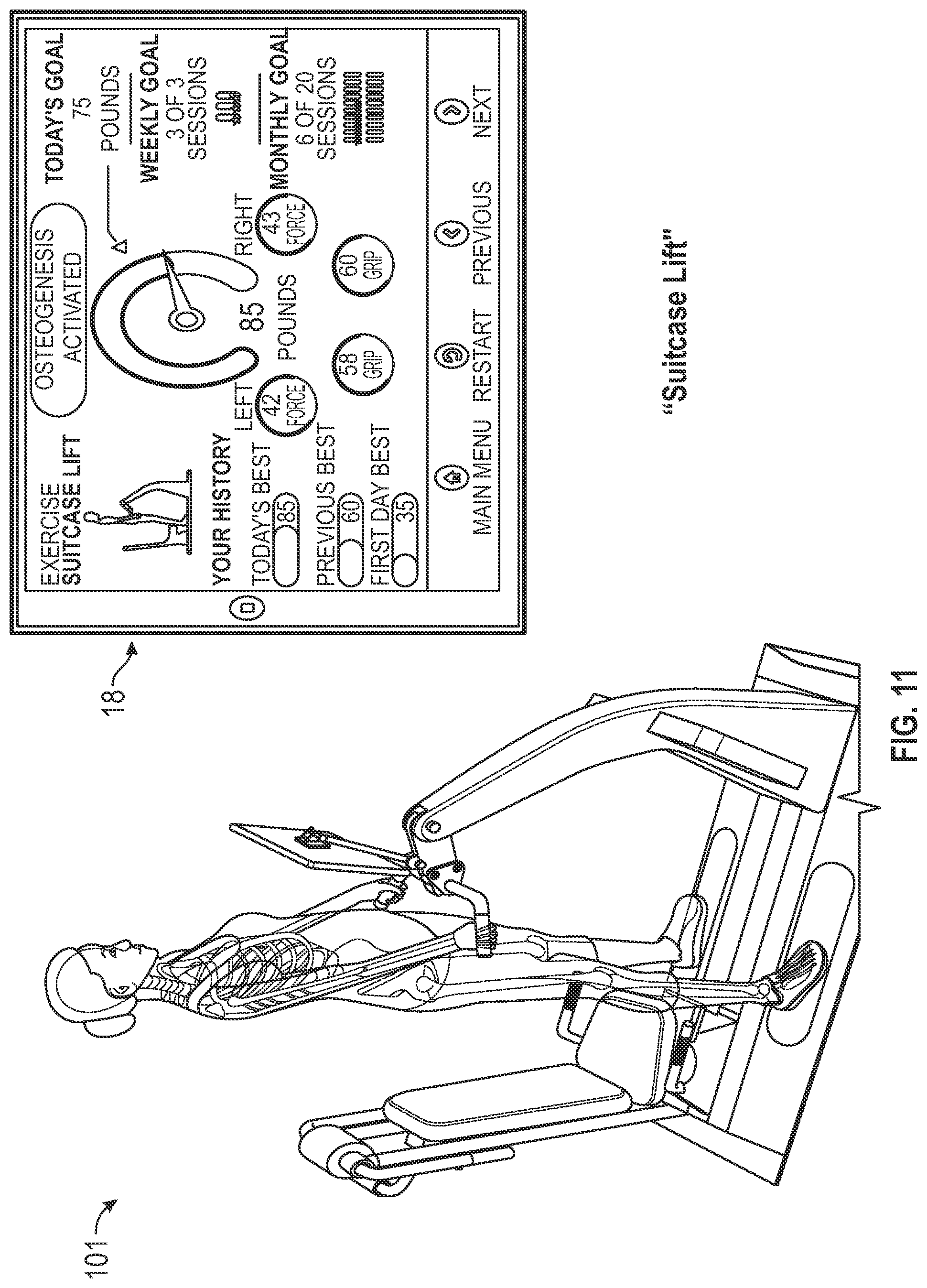 Patent US12102878 Figure 11 – Method and system for using artificial intelligence to determine a user's progress during interval training