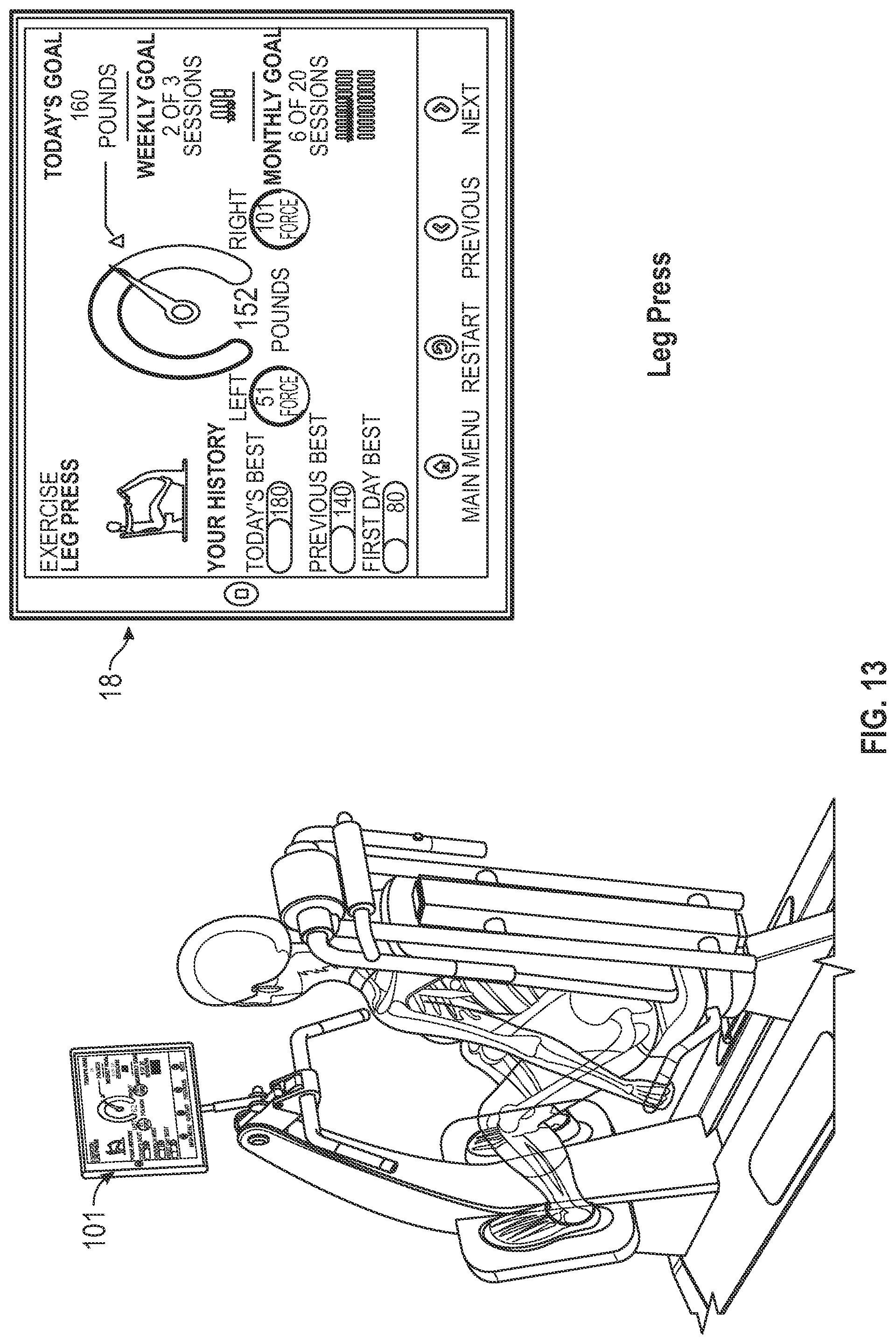Patent US12102878 Figure 13 – Method and system for using artificial intelligence to determine a user's progress during interval training