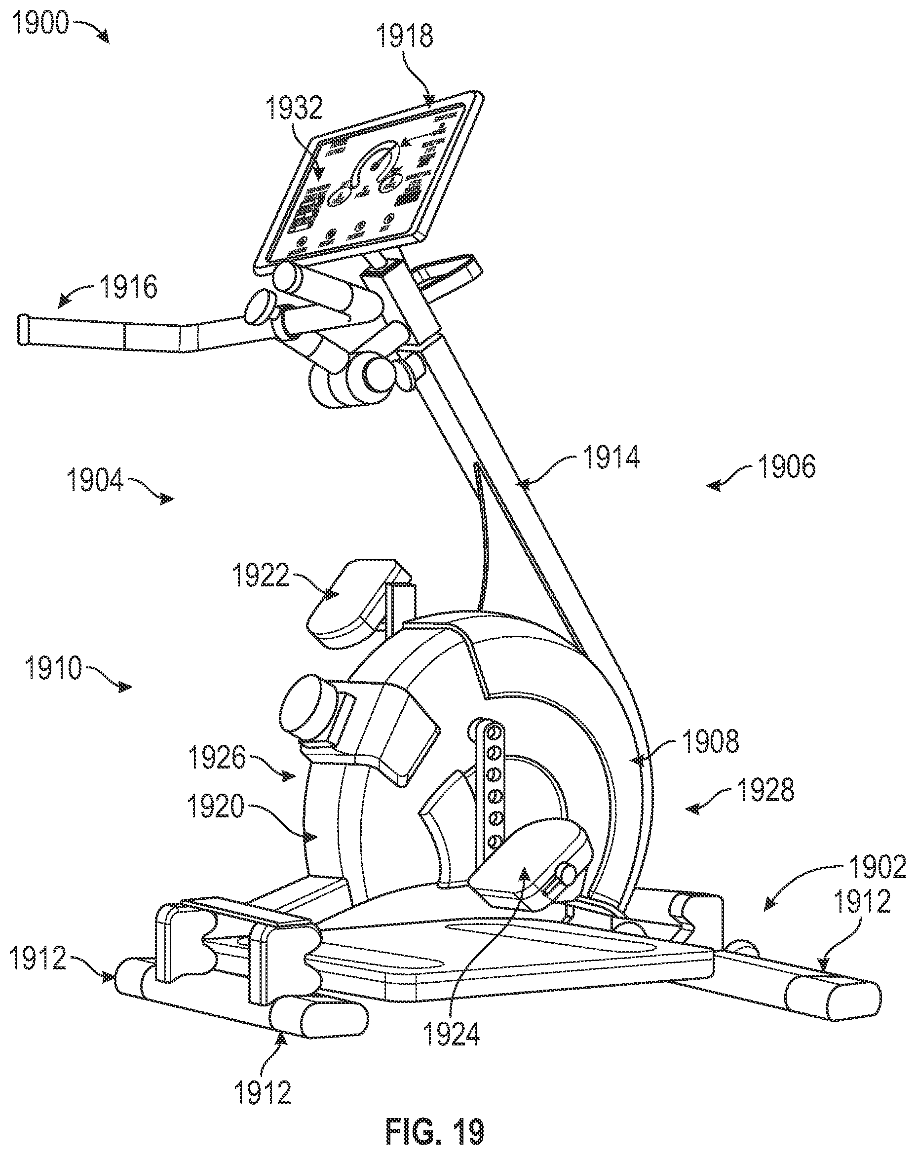 Patent US12102878 Figure 19 – Method and system for using artificial intelligence to determine a user's progress during interval training