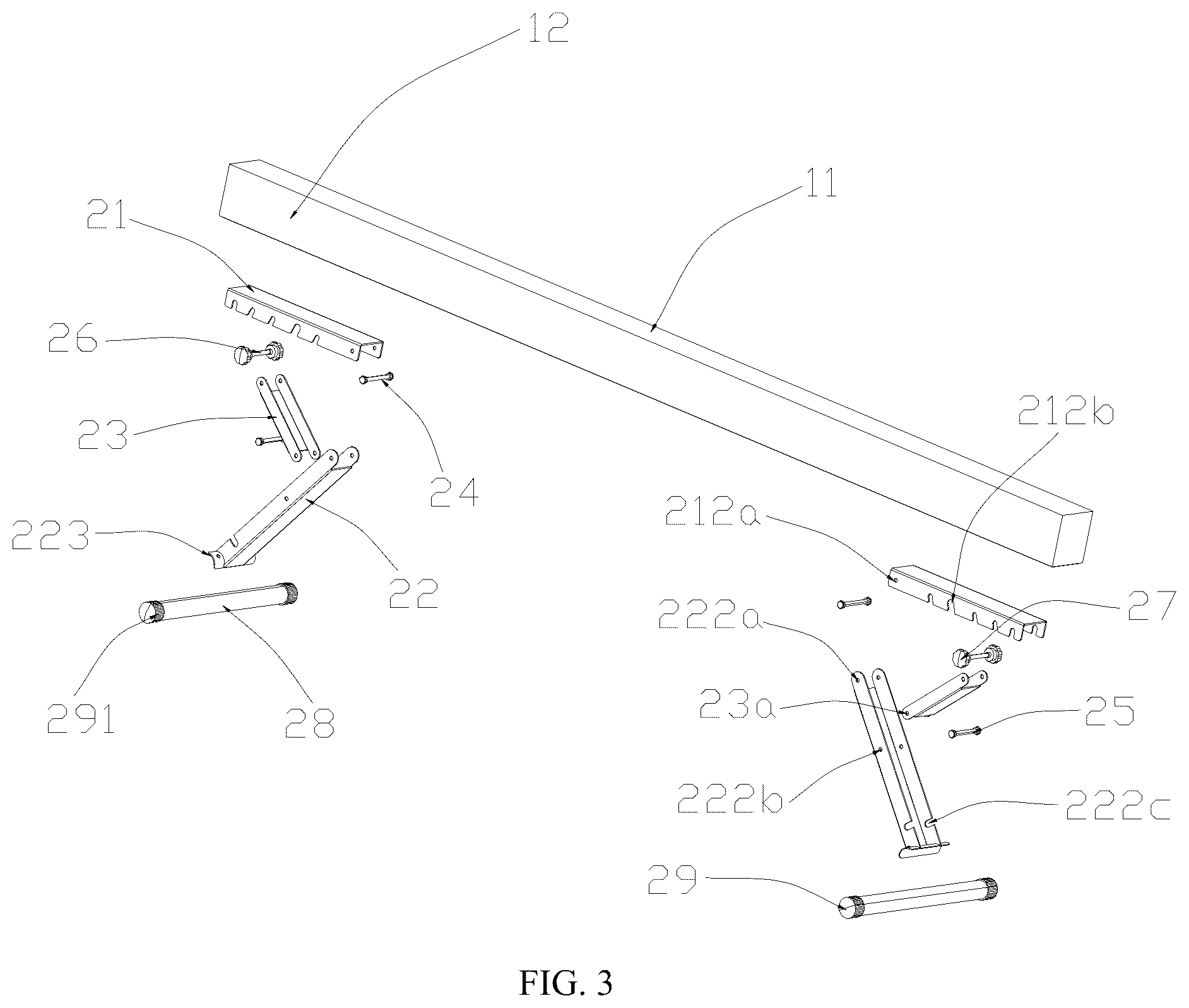 Patent US12102884 Figure 3 – Balance beam