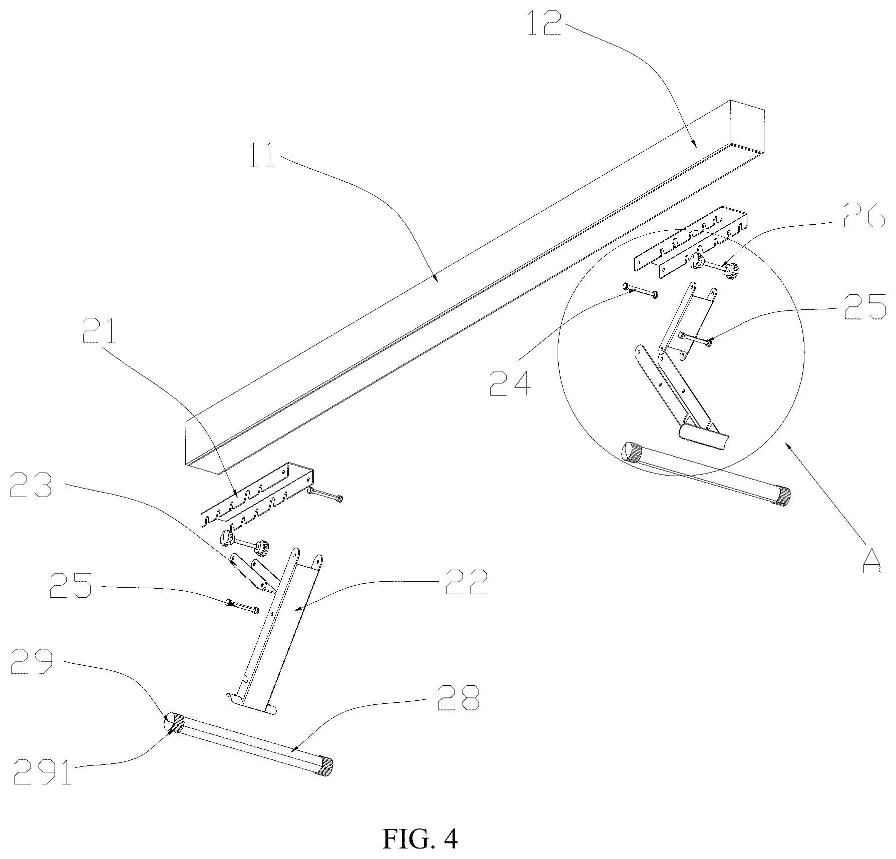 Patent US12102884 Figure 4 – Balance beam