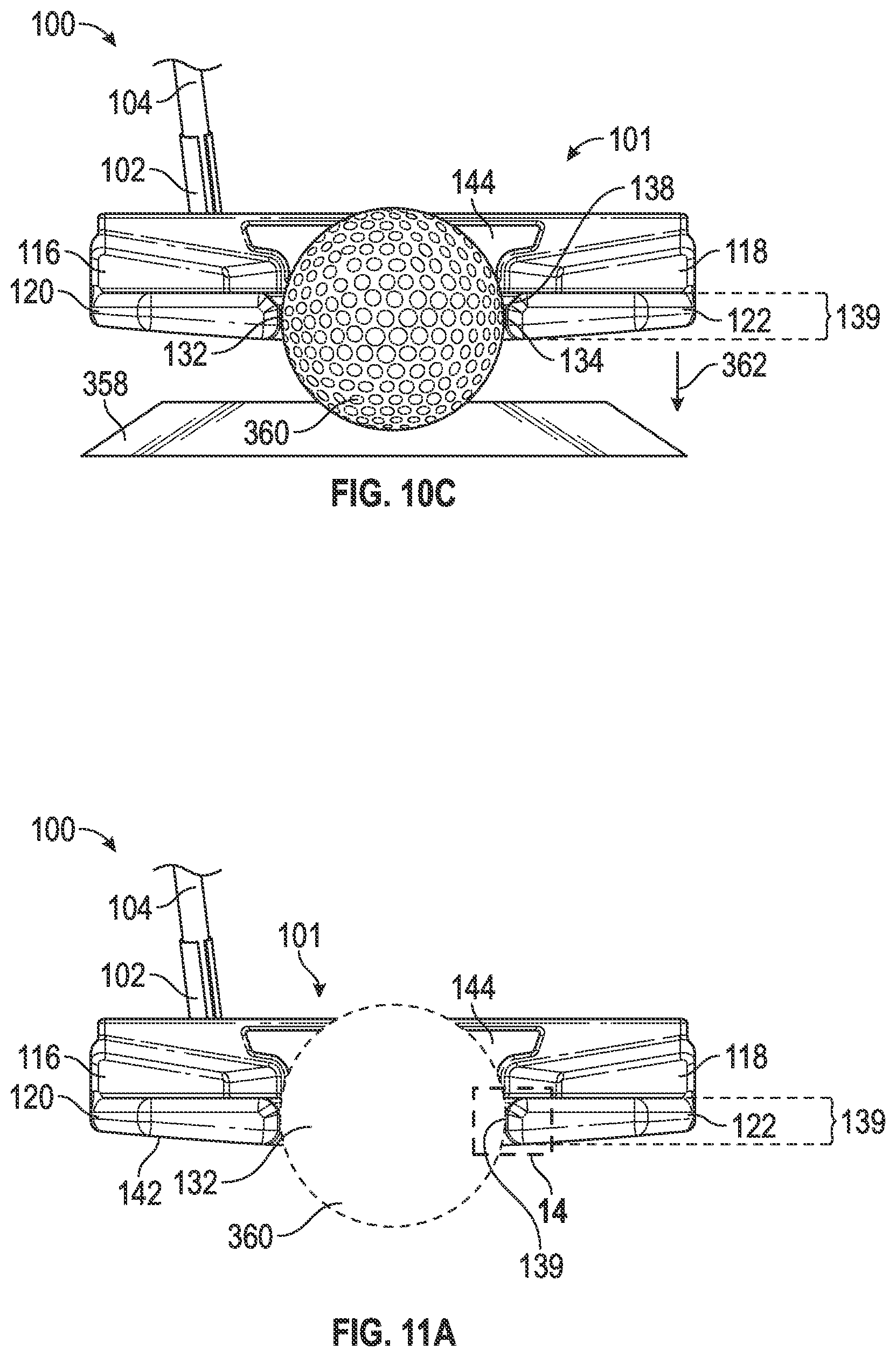 Patent US12102886 Figure 7 – Ball pickup aid putter