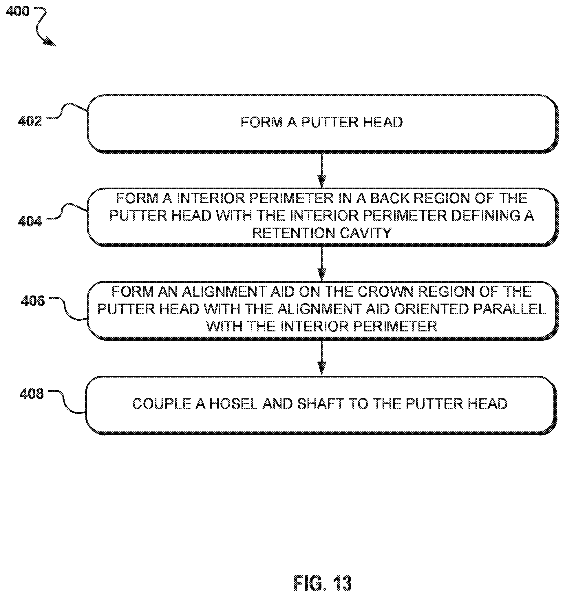 Patent US12102886 Figure 11 – Ball pickup aid putter