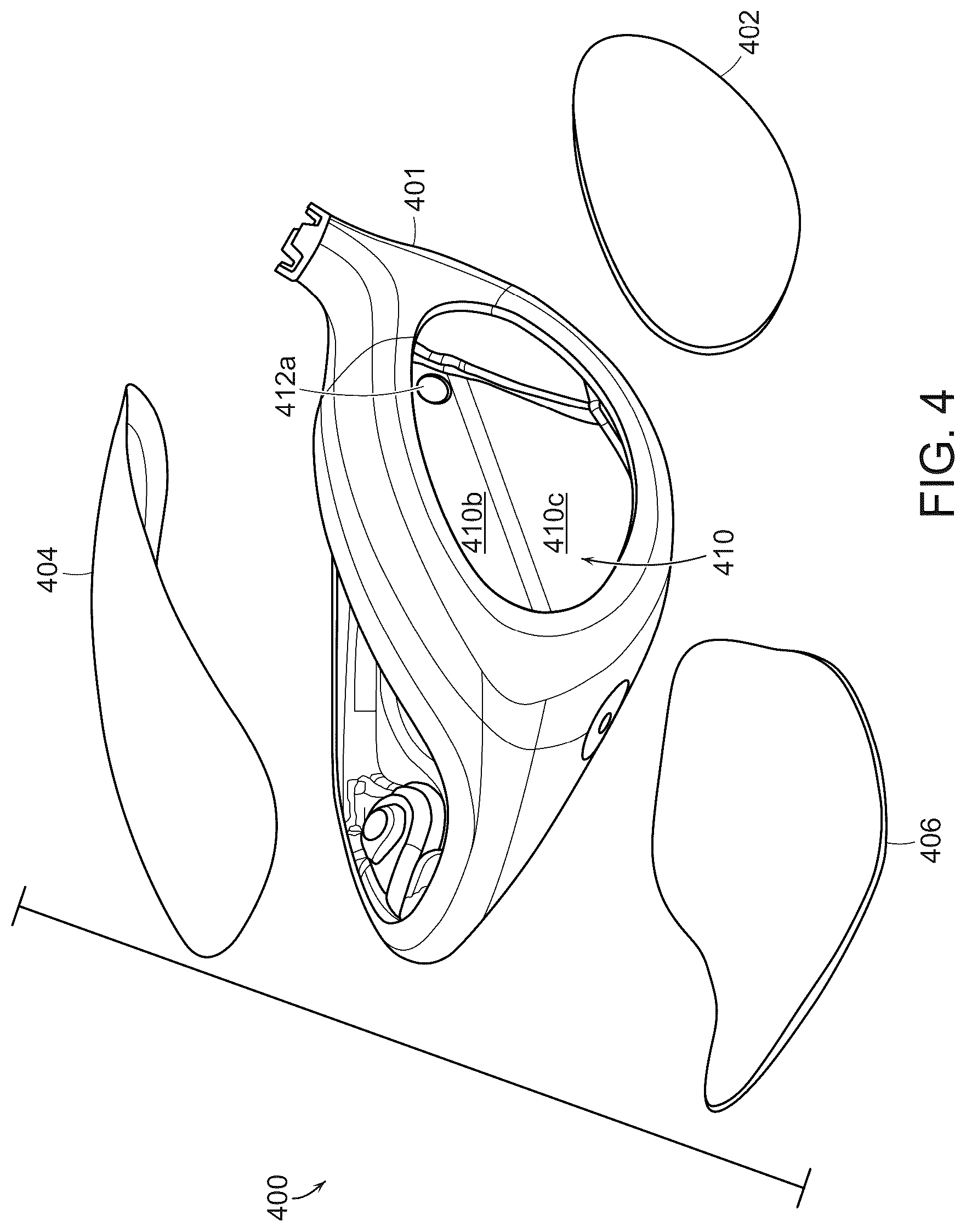 Patent US12102889 Figure 3 – Multi-material golf club head