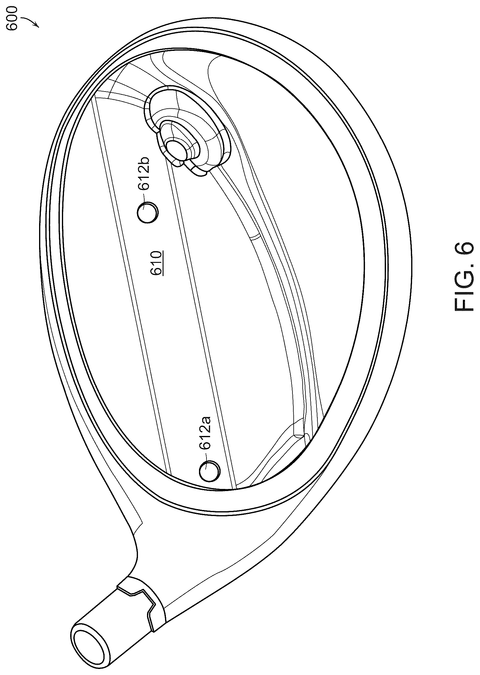 Patent US12102889 Figure 5 – Multi-material golf club head