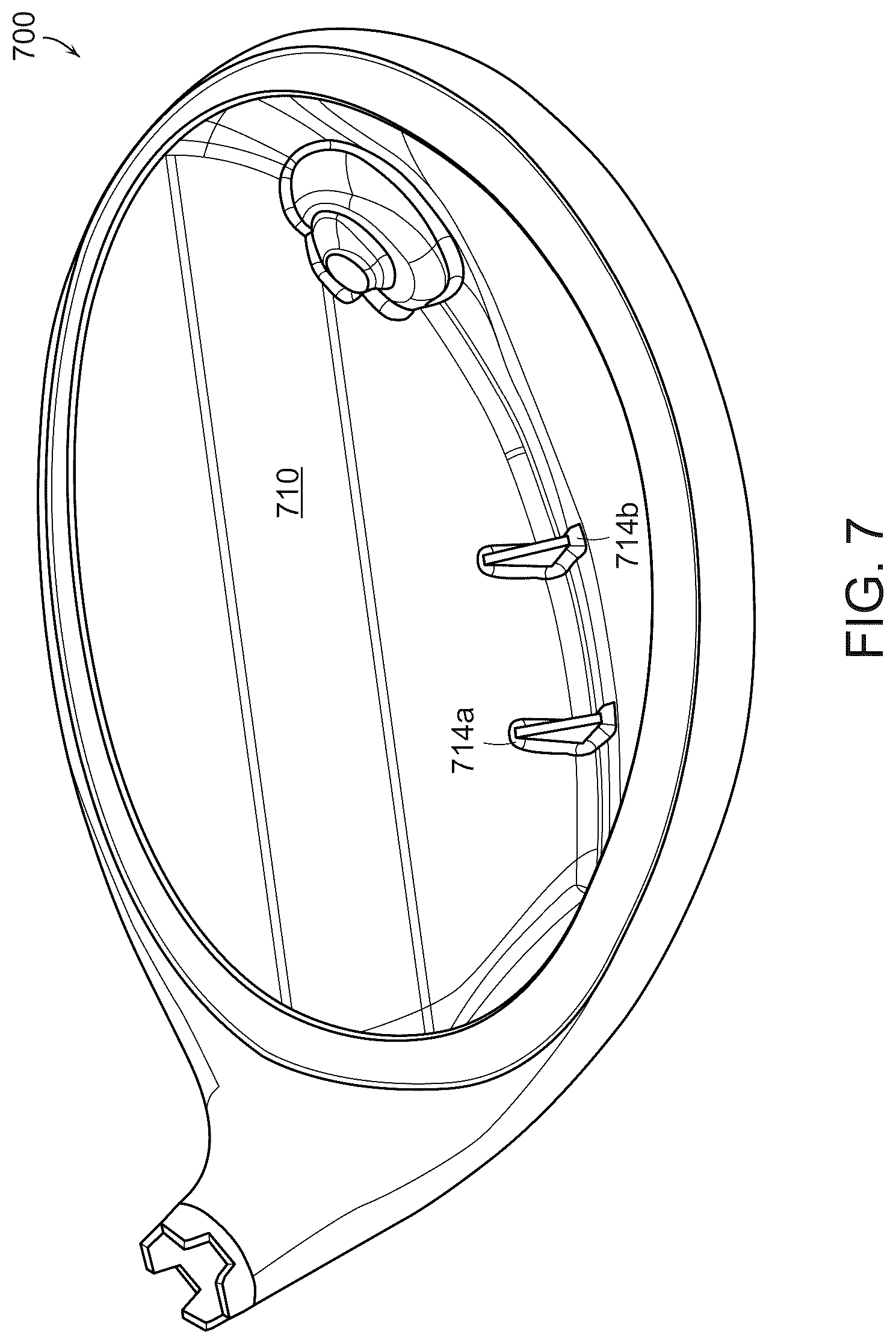 Patent US12102889 Figure 6 – Multi-material golf club head
