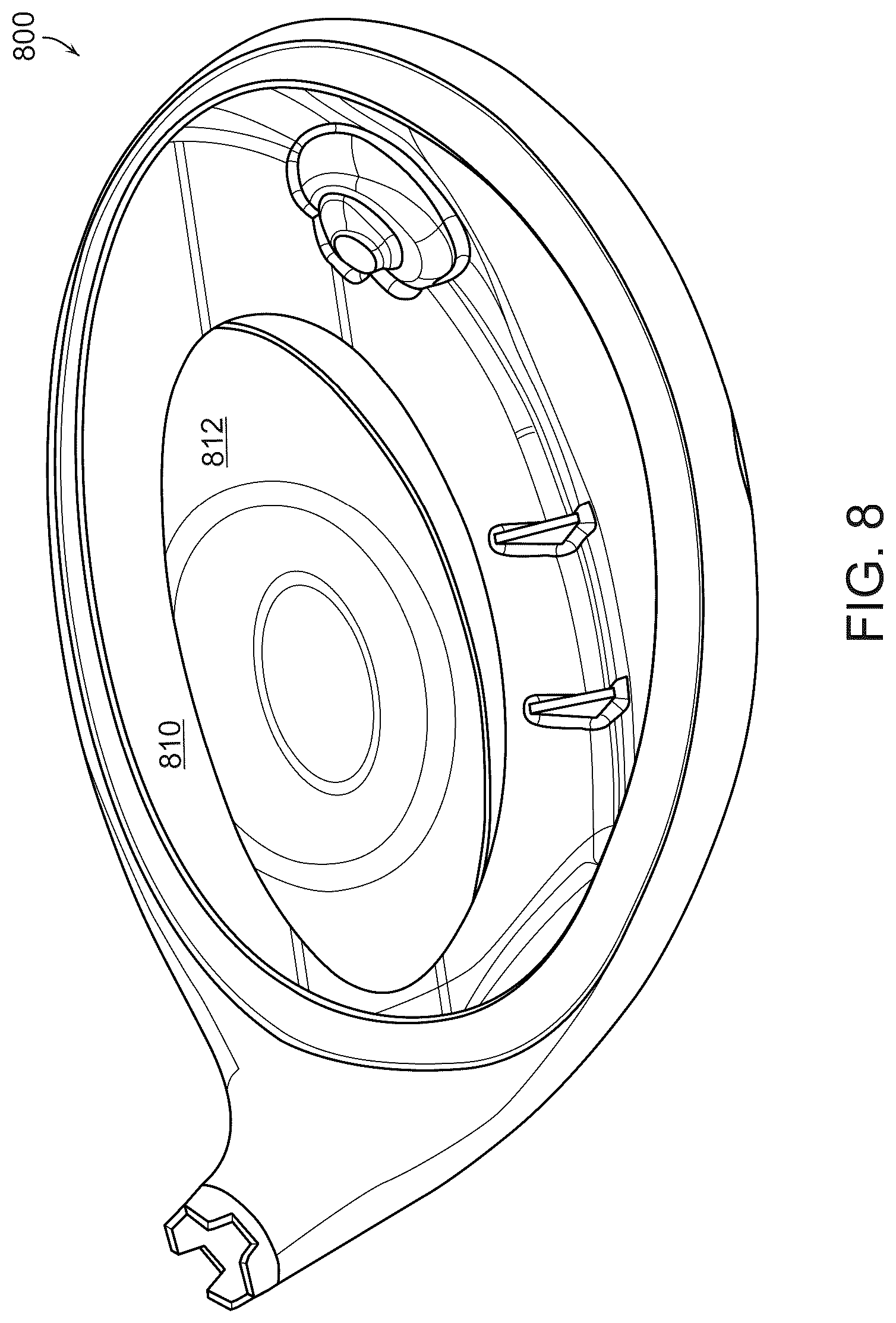 Patent US12102889 Figure 7 – Multi-material golf club head