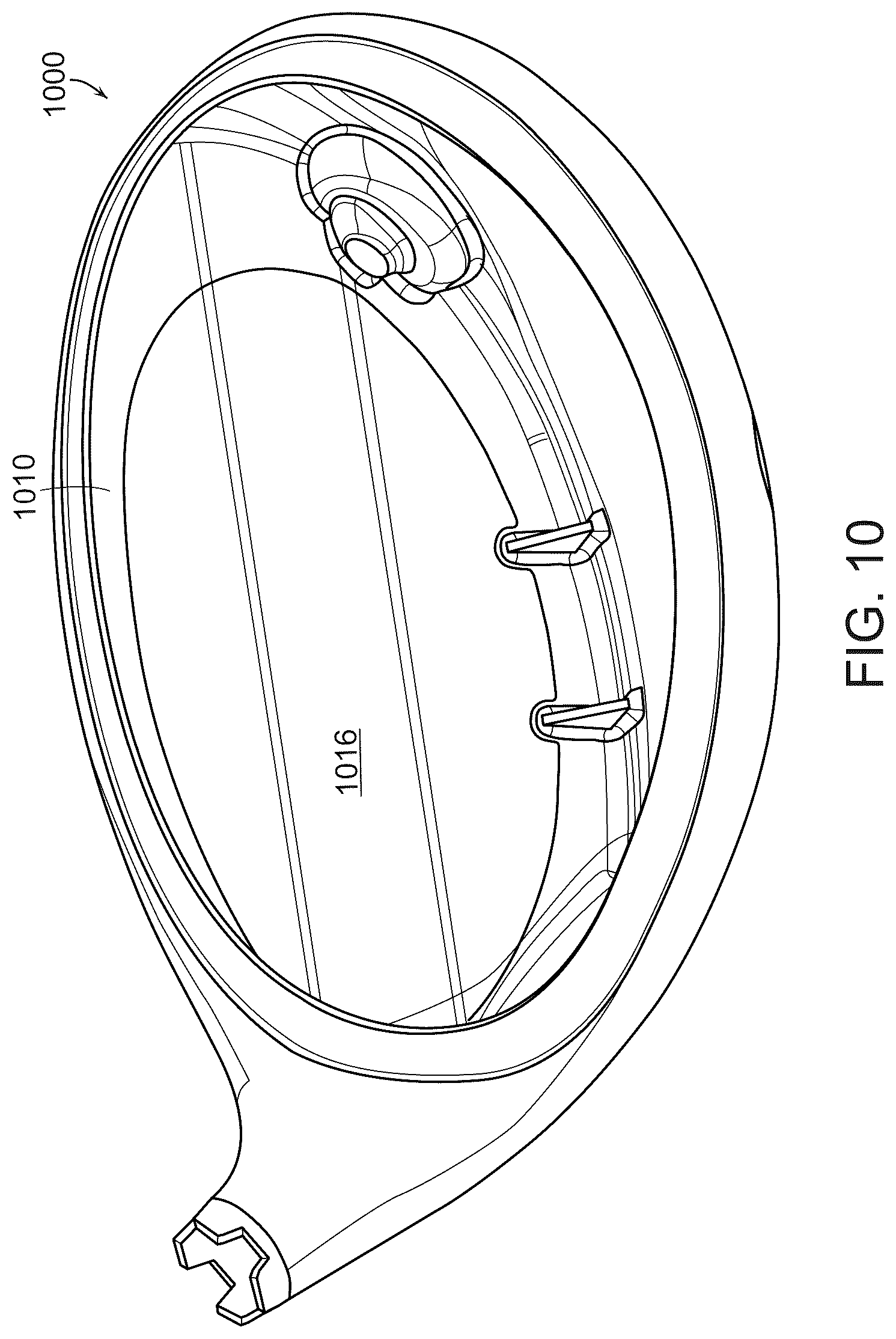 Patent US12102889 Figure 9 – Multi-material golf club head