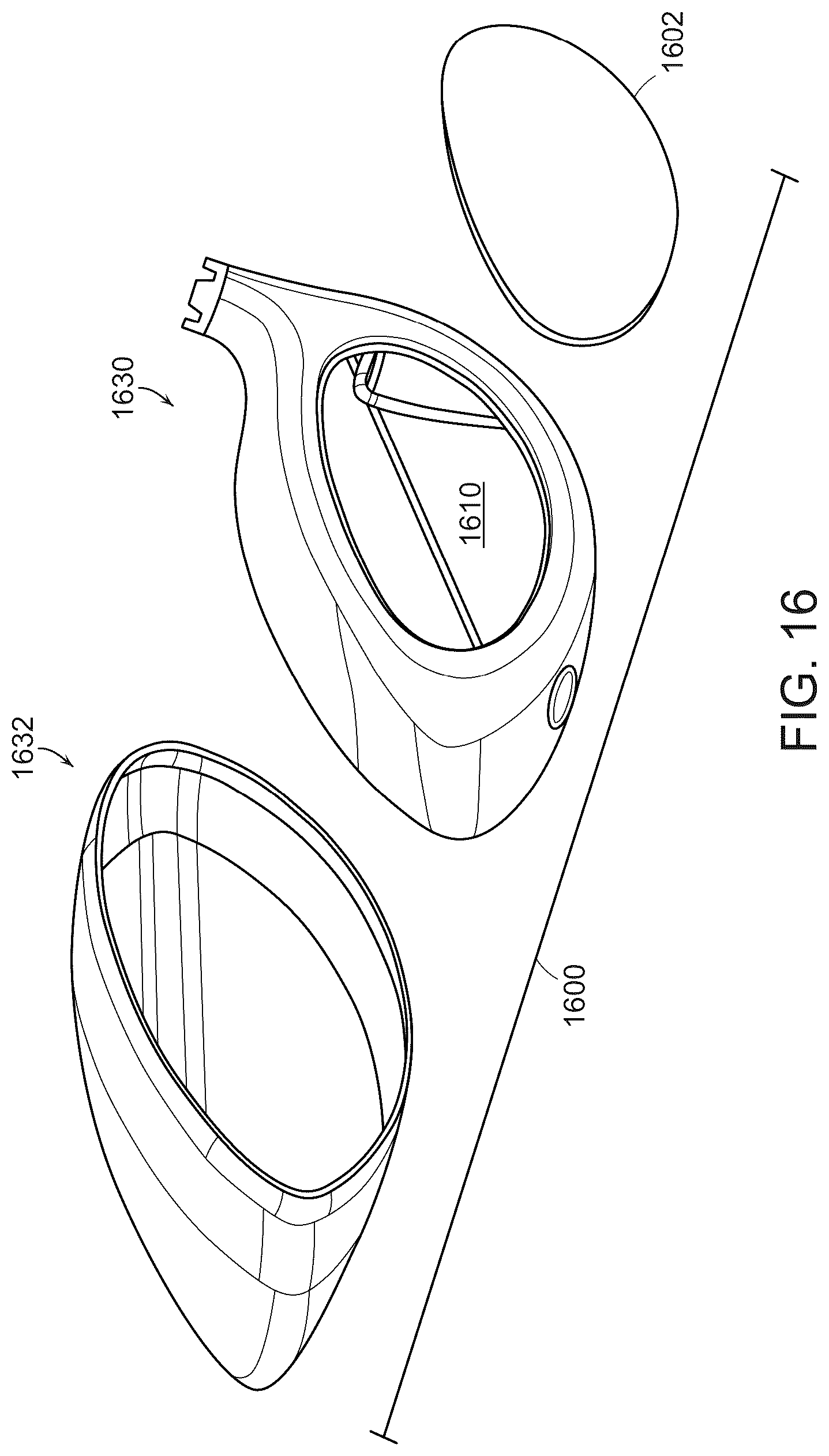 Patent US12102889 Figure 15 – Multi-material golf club head