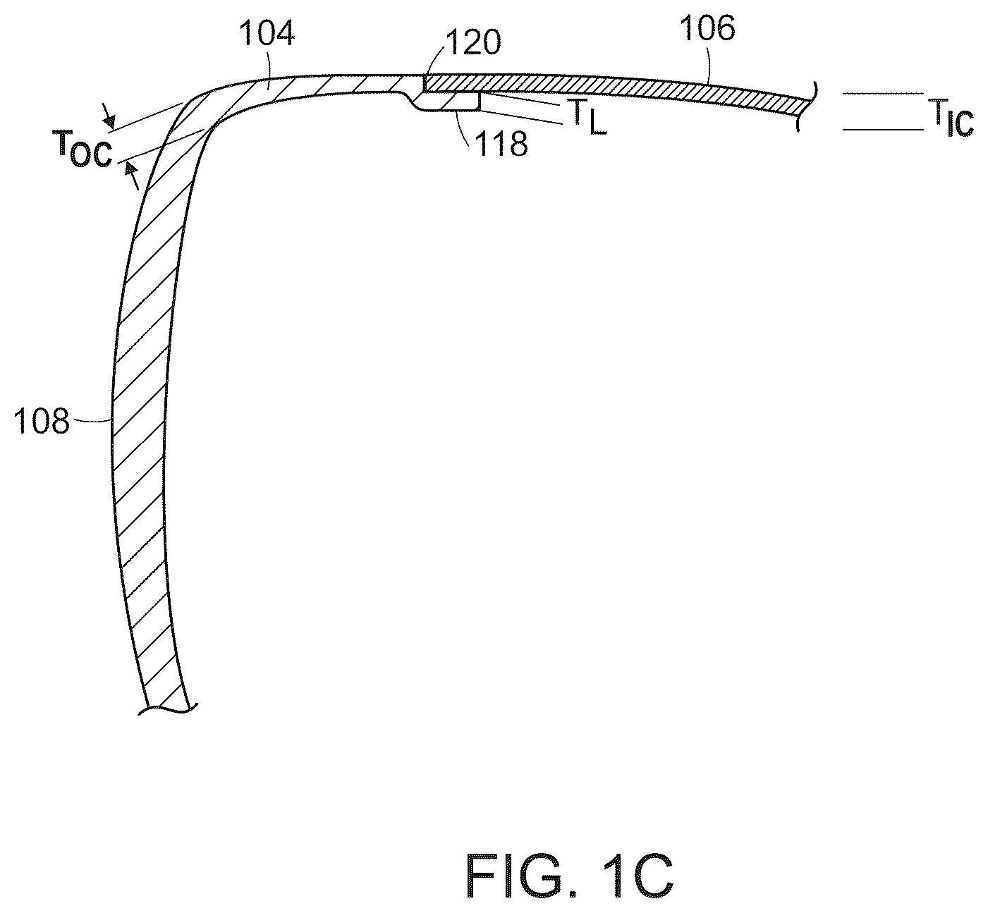 Patent US12102890 Figure 3 – Golf club having a low modulus crown