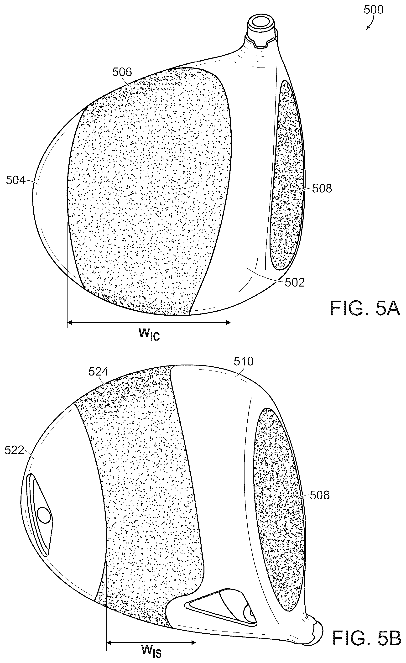 Patent US12102890 Figure 14 – Golf club having a low modulus crown