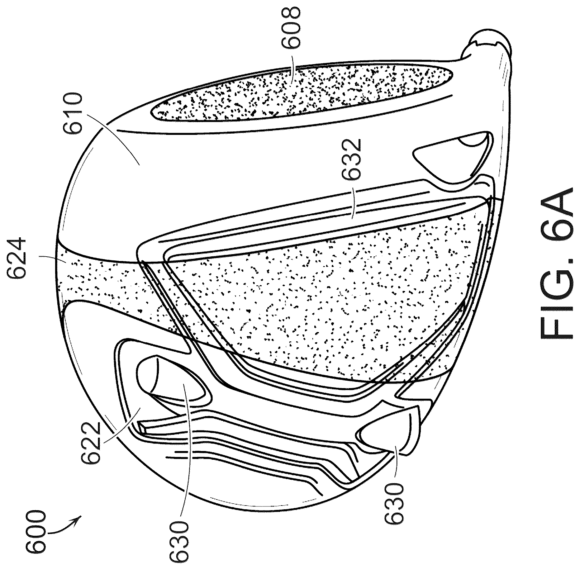 Patent US12102890 Figure 18 – Golf club having a low modulus crown