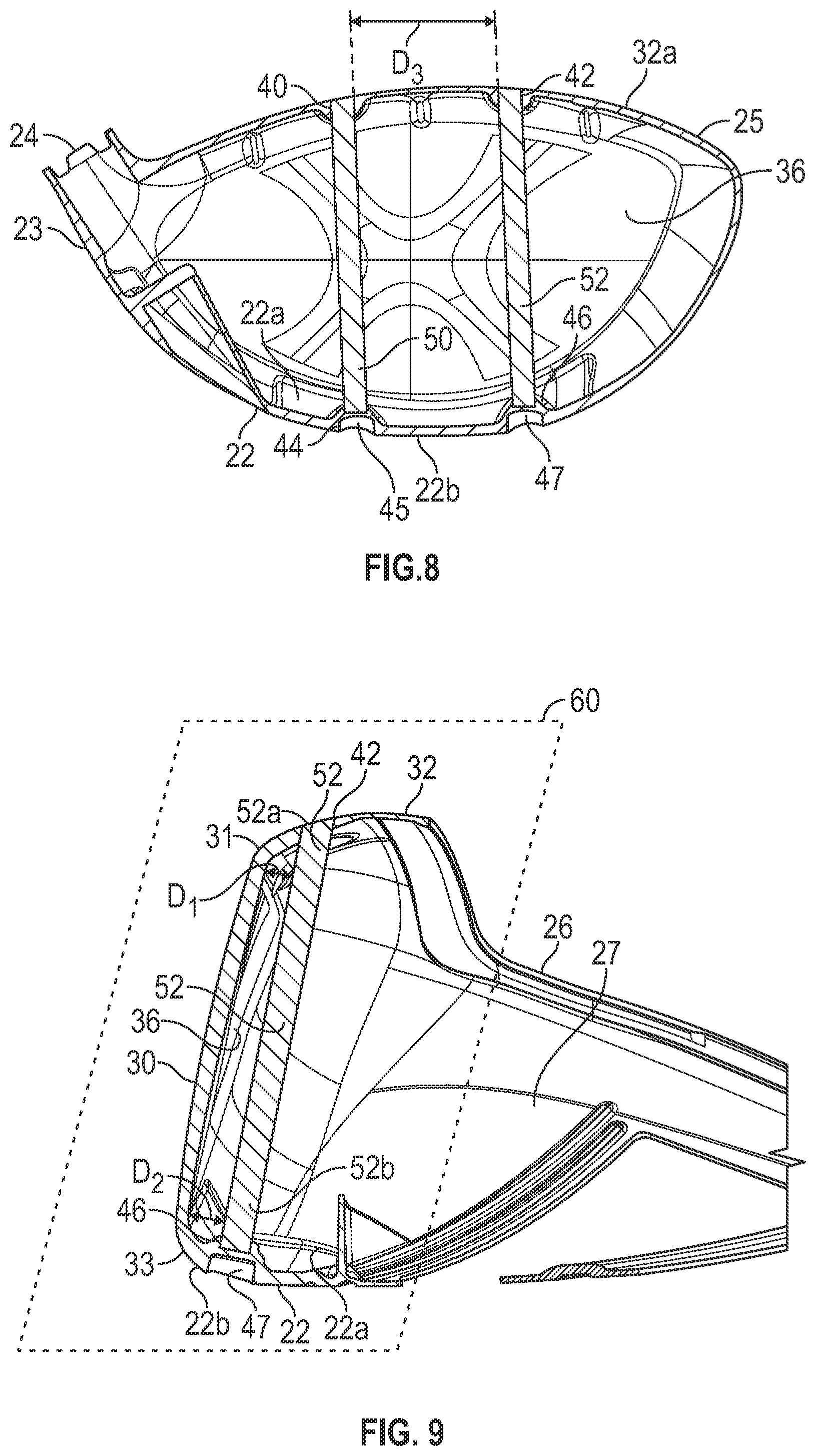Patent US12102891 Figure 5 – Method of manufacturing golf club head having stress-reducing features
