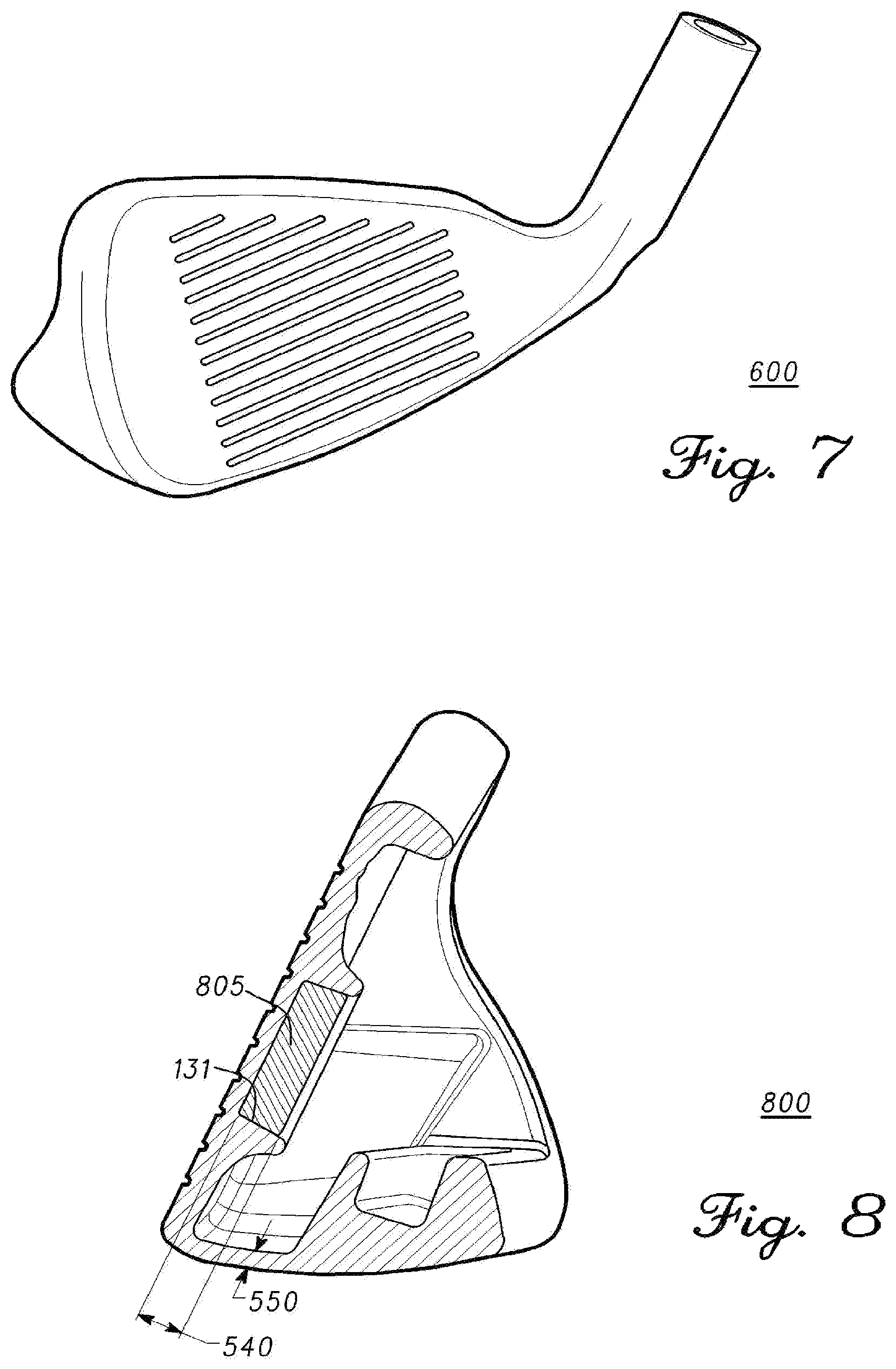 Patent US12102892 Figure 4 – Club heads having reinforced club head faces and related methods