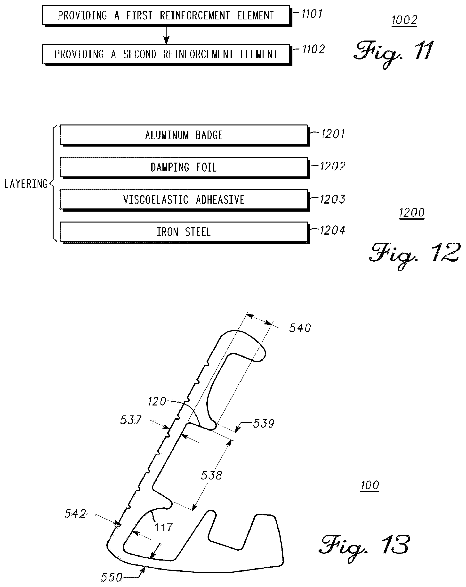 Patent US12102892 Figure 6 – Club heads having reinforced club head faces and related methods