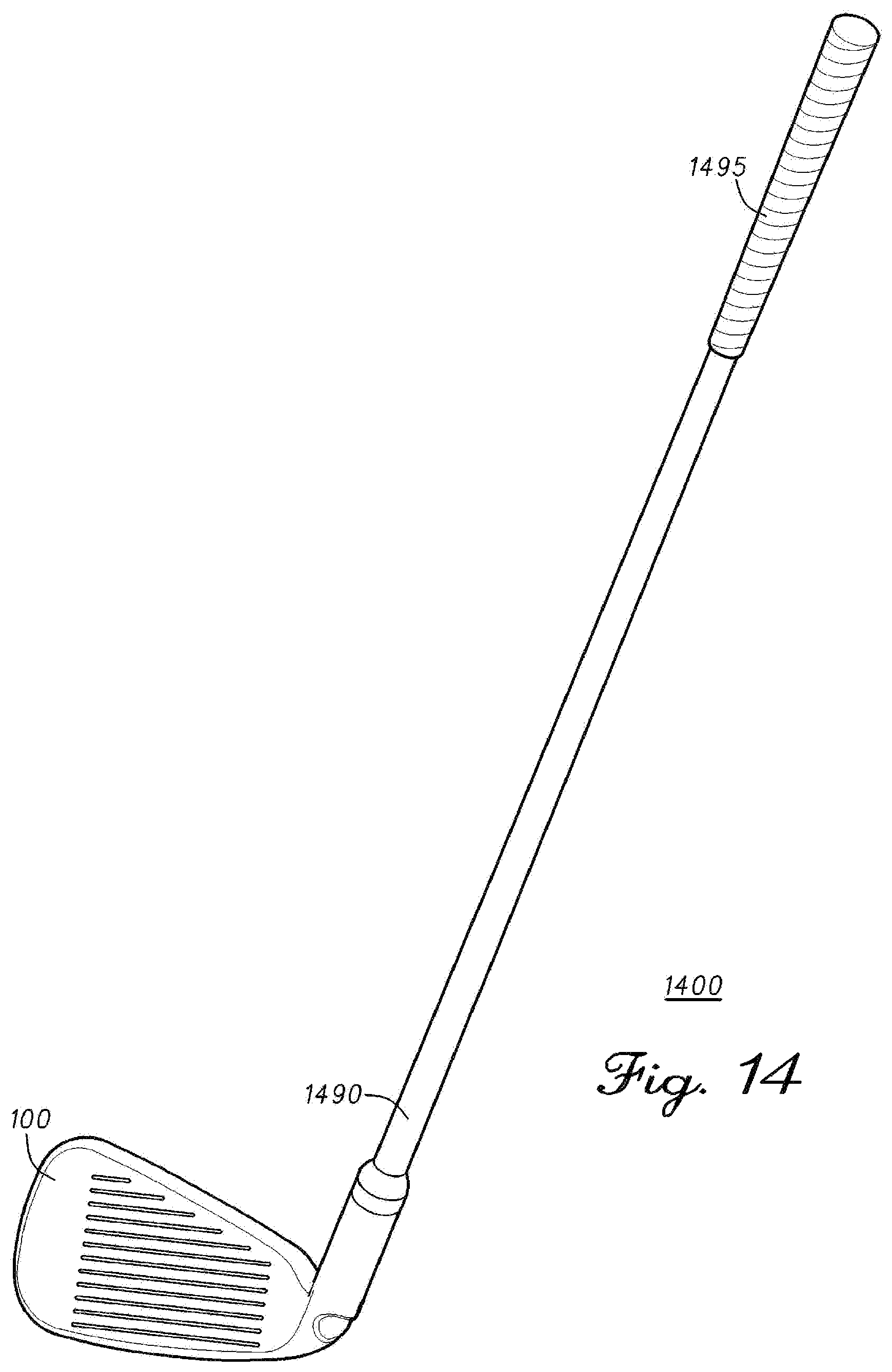Patent US12102892 Figure 7 – Club heads having reinforced club head faces and related methods