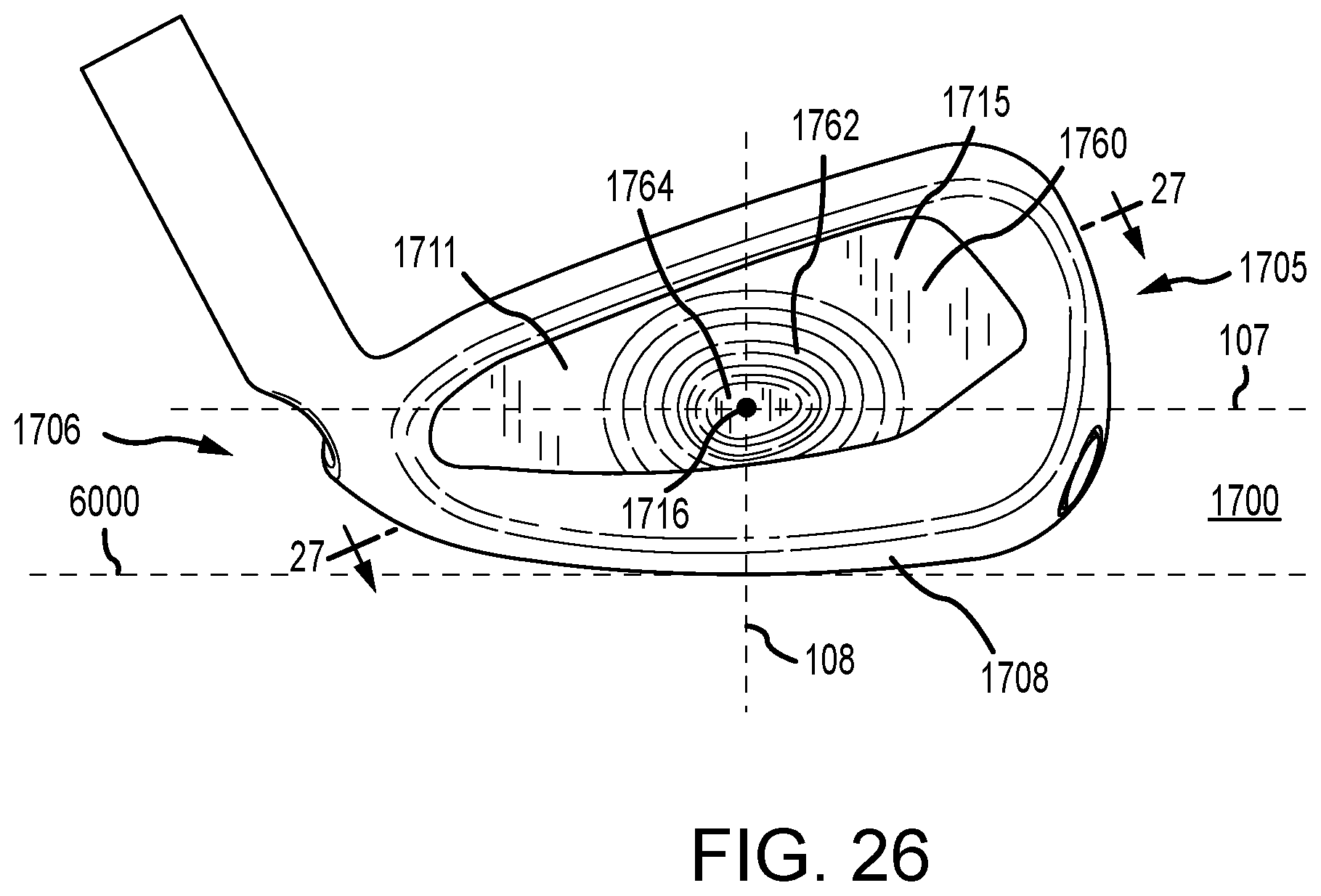 Patent US12102892 Figure 16 – Club heads having reinforced club head faces and related methods
