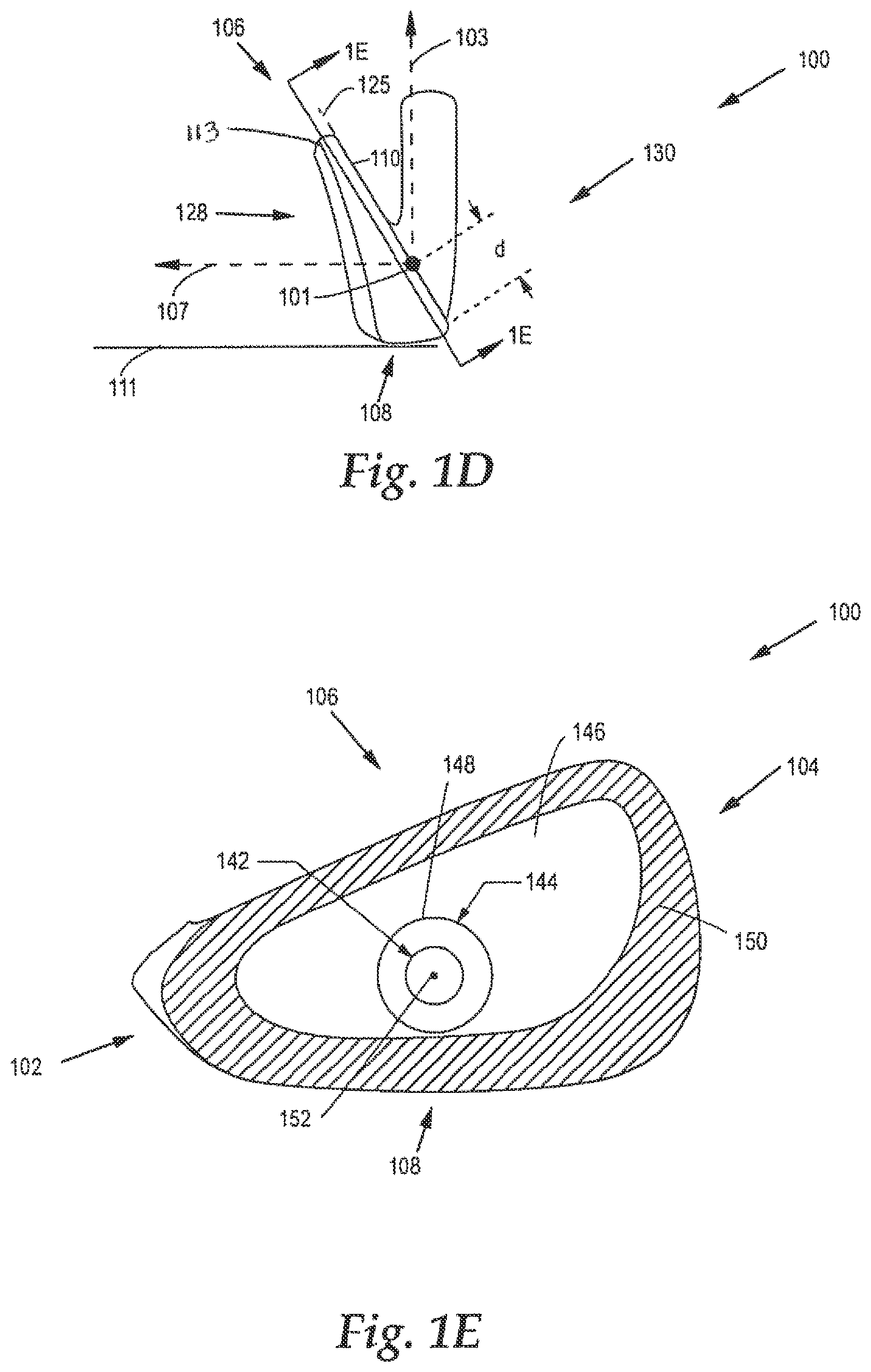 Patent US12102894 Figure 2 – Iron type golf club head