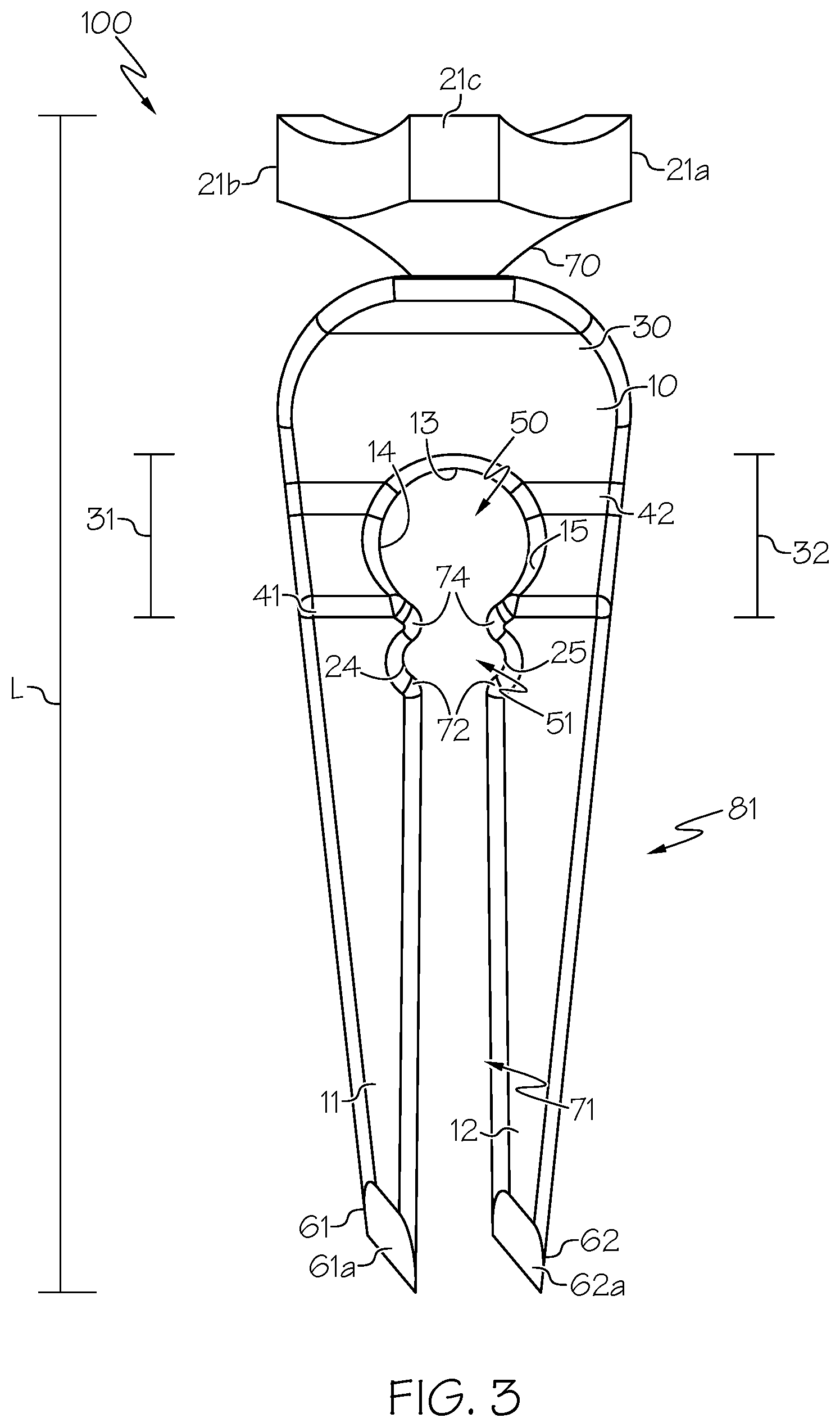 Patent US12102897 Figure 3 – Multi-purpose golf tool
