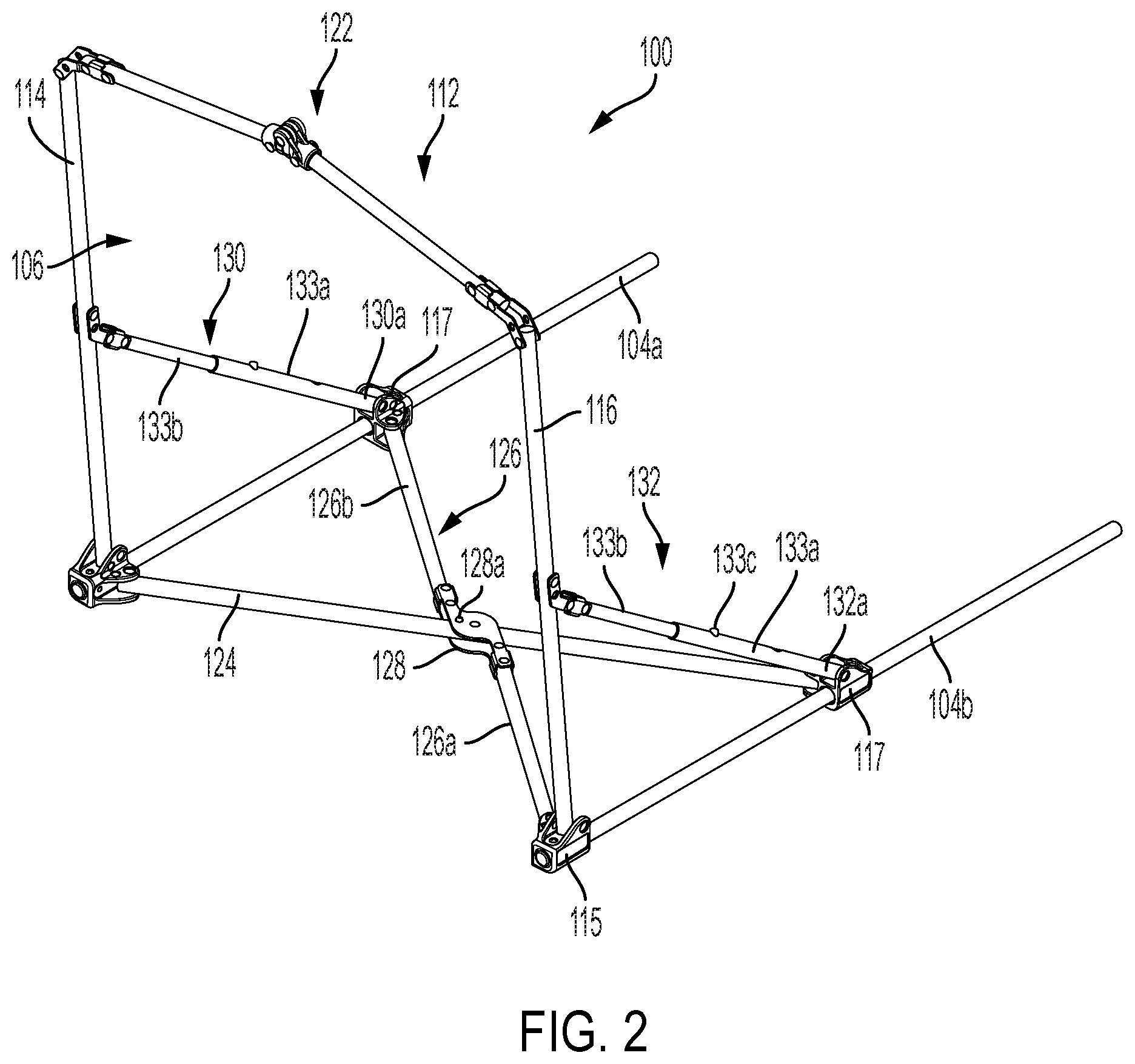 Patent US12102899 Figure 2 – Sports rebounding and goal apparatus