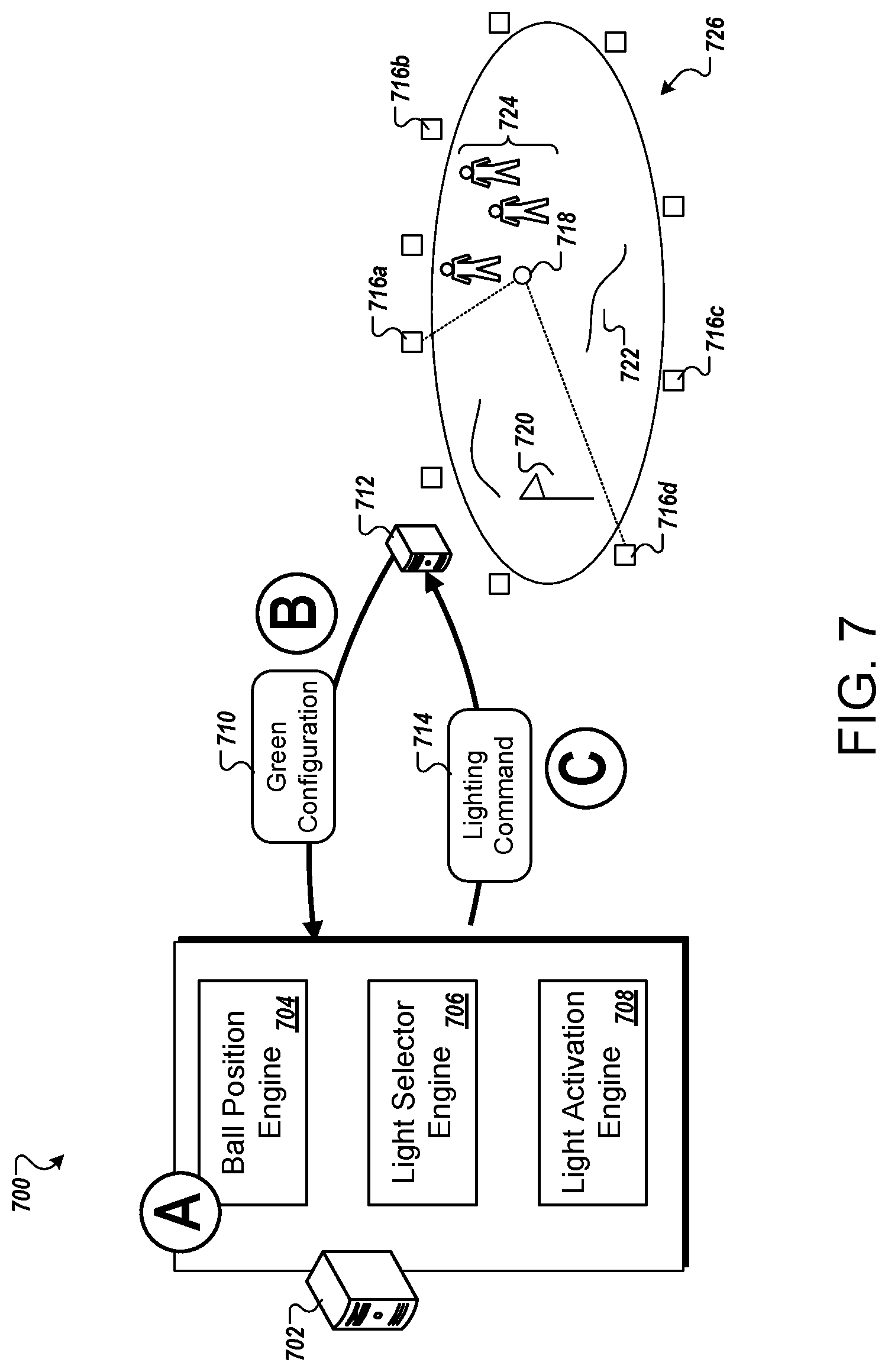 Patent US12102900 Figure 8 – Golf simulator system and method