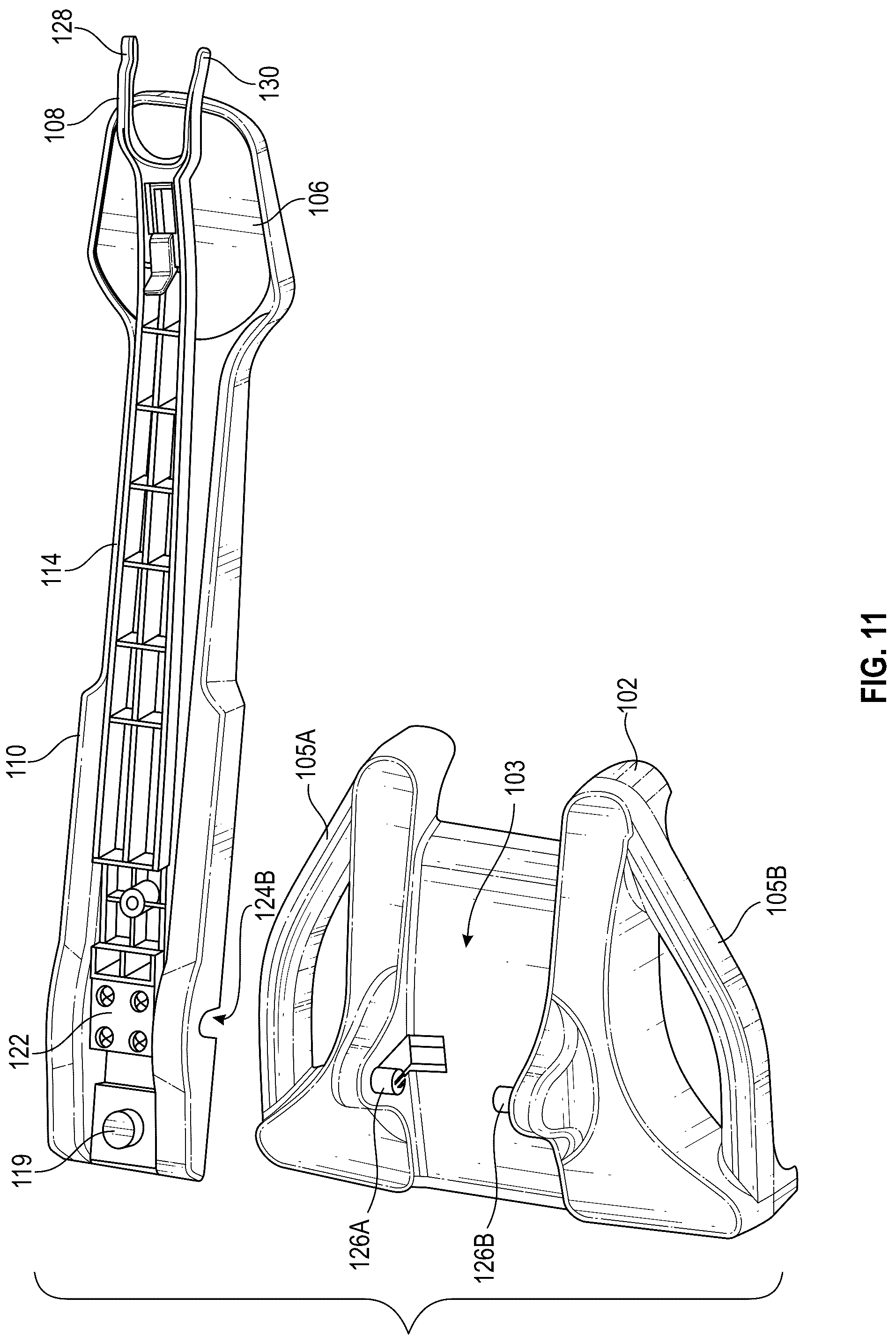 Patent US12102901 Figure 11 – Step-activated ball tossing apparatus