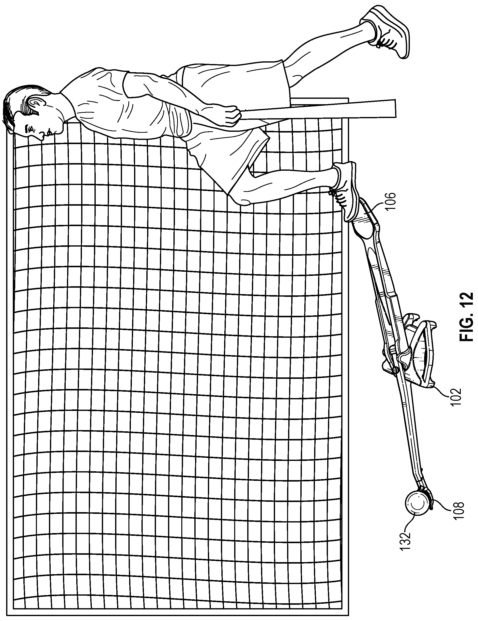Patent US12102901 Figure 12 – Step-activated ball tossing apparatus