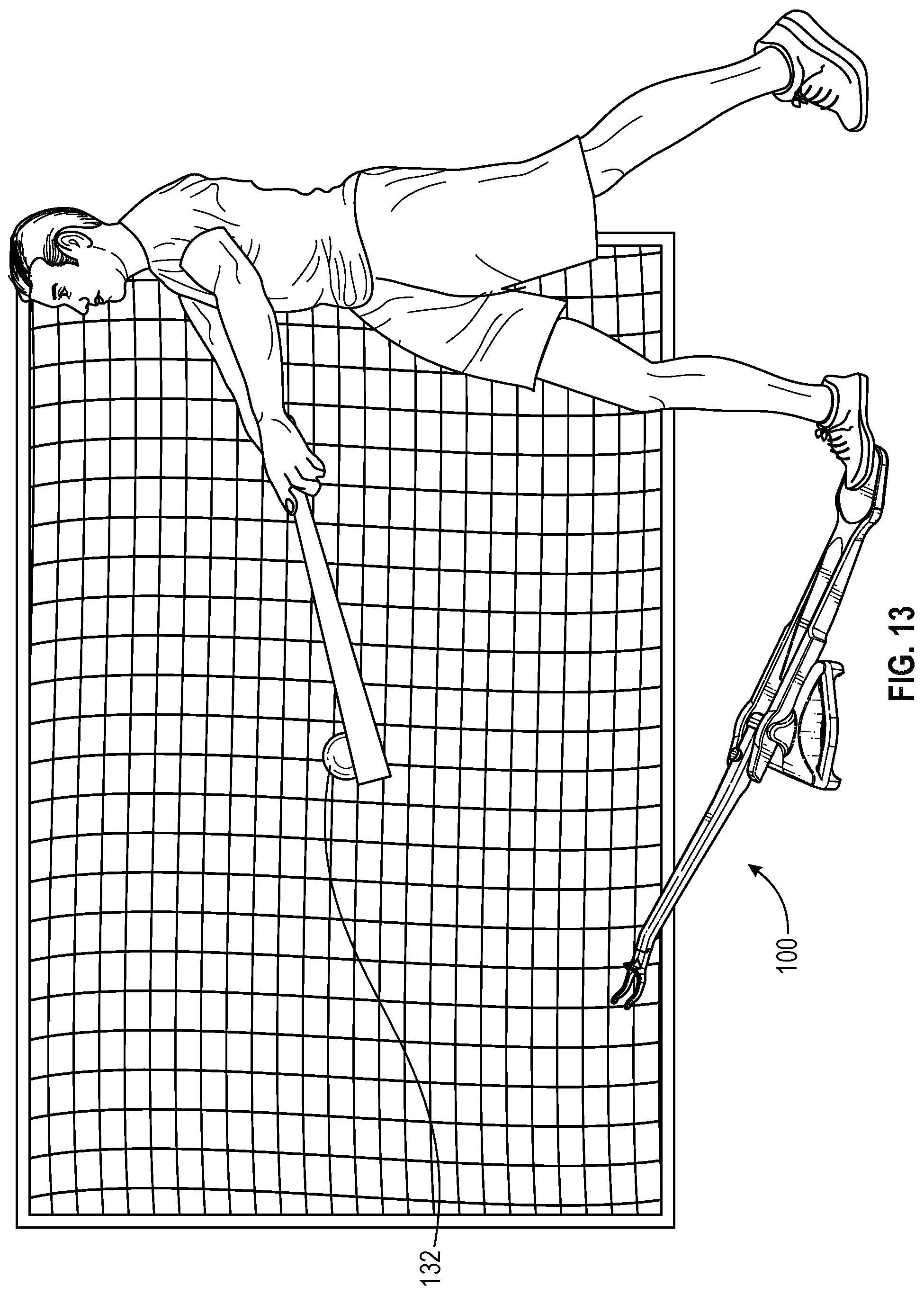 Patent US12102901 Figure 13 – Step-activated ball tossing apparatus