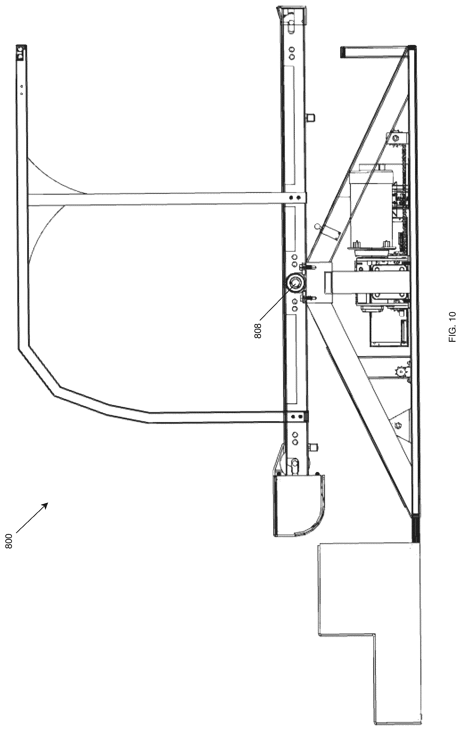 Patent US12102903 Figure 10 – Ambulation simulation systems, terrain simulation systems, treadmill systems, and related systems and methods