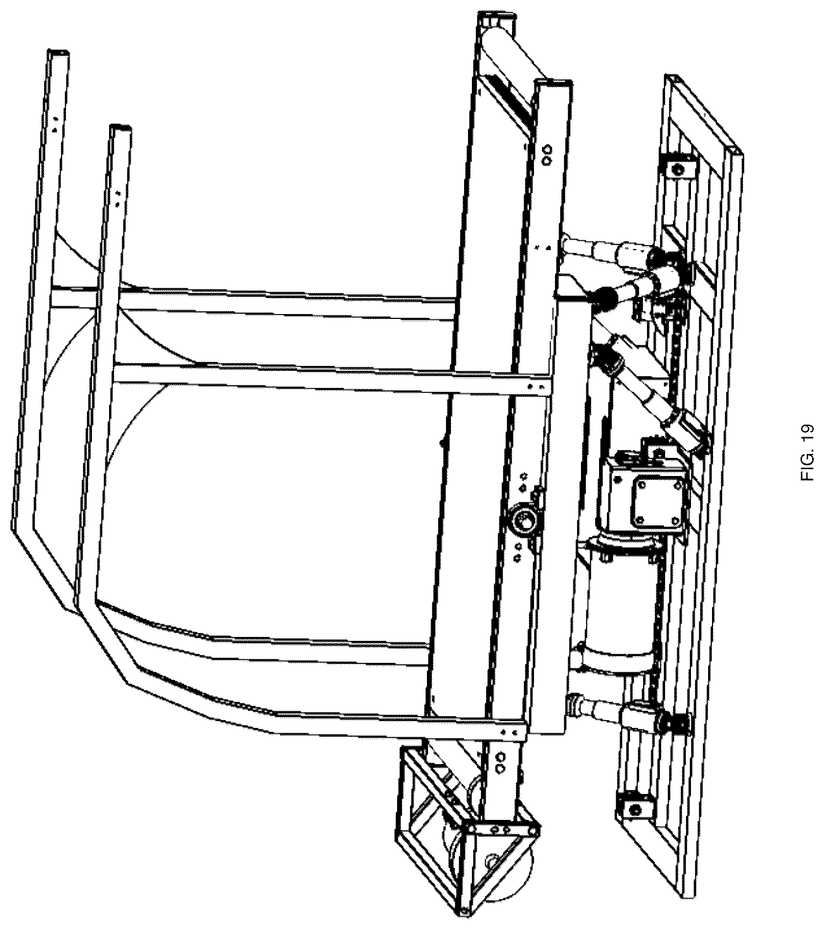 Patent US12102903 Figure 18 – Ambulation simulation systems, terrain simulation systems, treadmill systems, and related systems and methods
