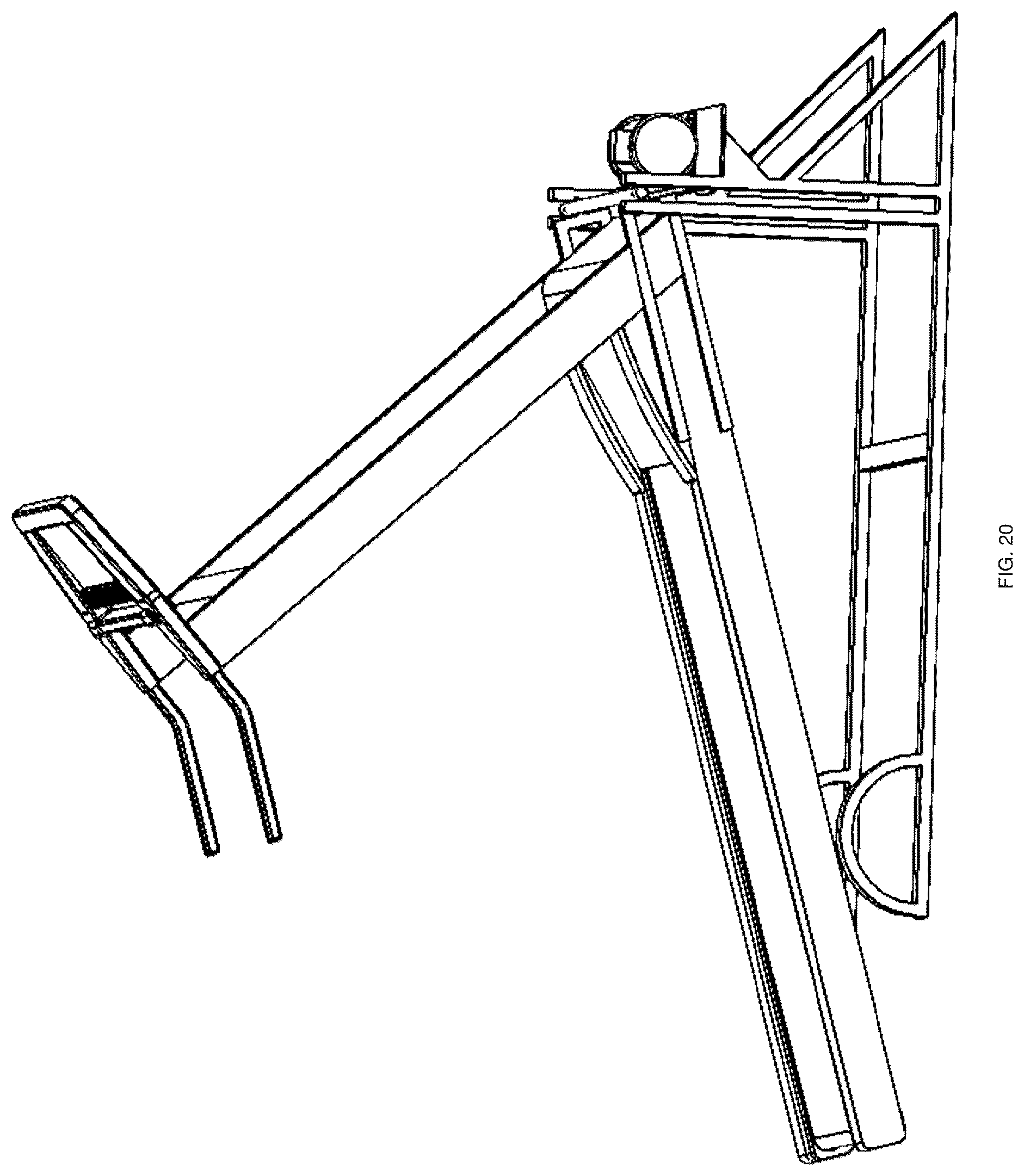 Patent US12102903 Figure 19 – Ambulation simulation systems, terrain simulation systems, treadmill systems, and related systems and methods