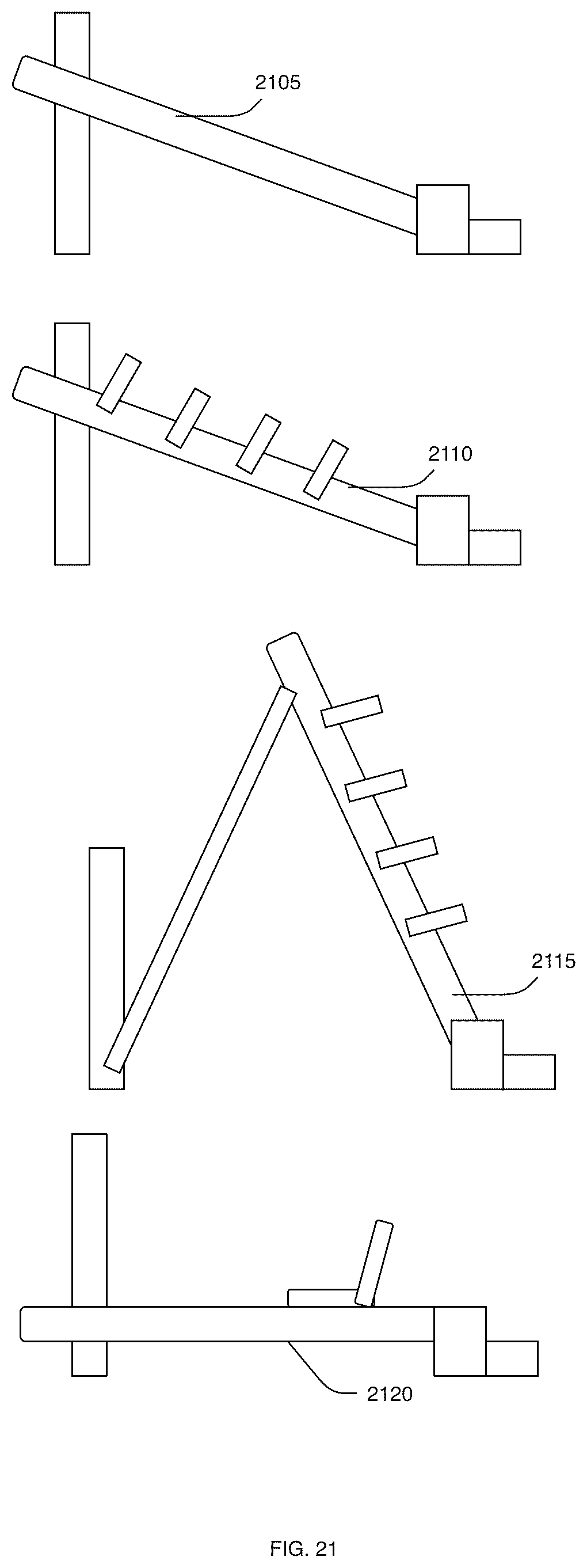 Patent US12102903 Figure 20 – Ambulation simulation systems, terrain simulation systems, treadmill systems, and related systems and methods