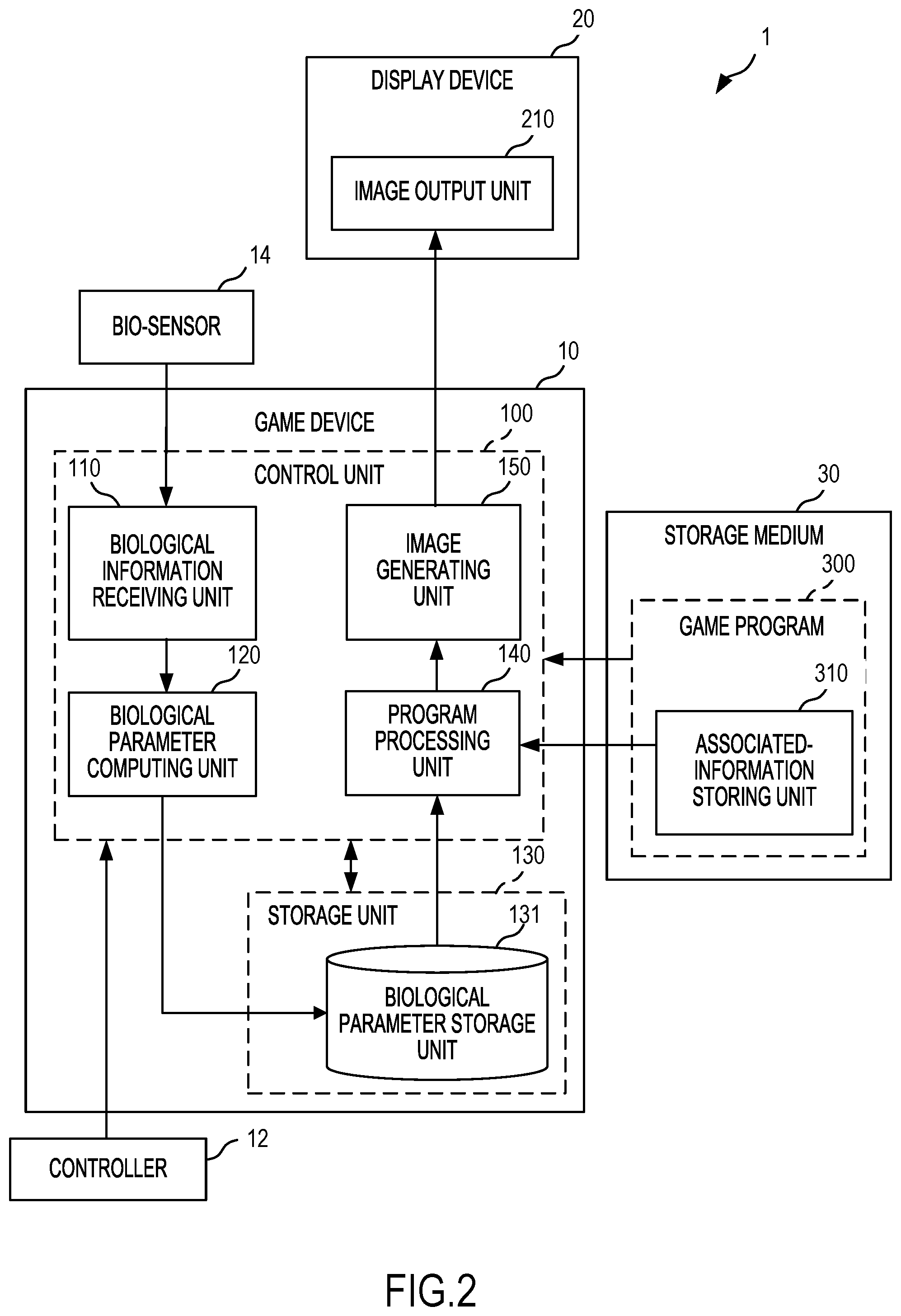 Patent US12102907 Figure 2 – Game device and computer-readable recording medium