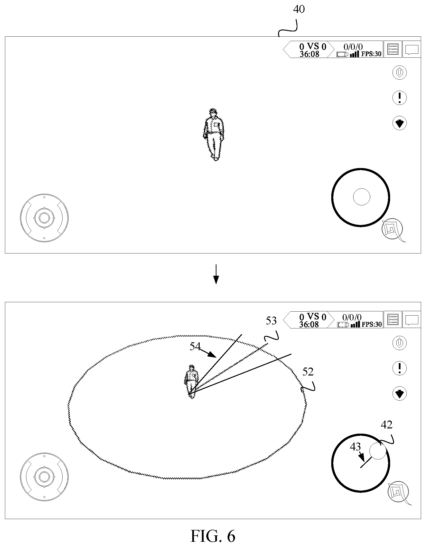 Patent US12102916 Figure 5 – Ability aiming method and apparatus in three-dimensional virtual environment, device, and storage medium